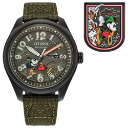 Reloj Citizen Verde Alpine Mickey Mouse Disney Boxed Set  AW0148-47W | Elegancia relojería