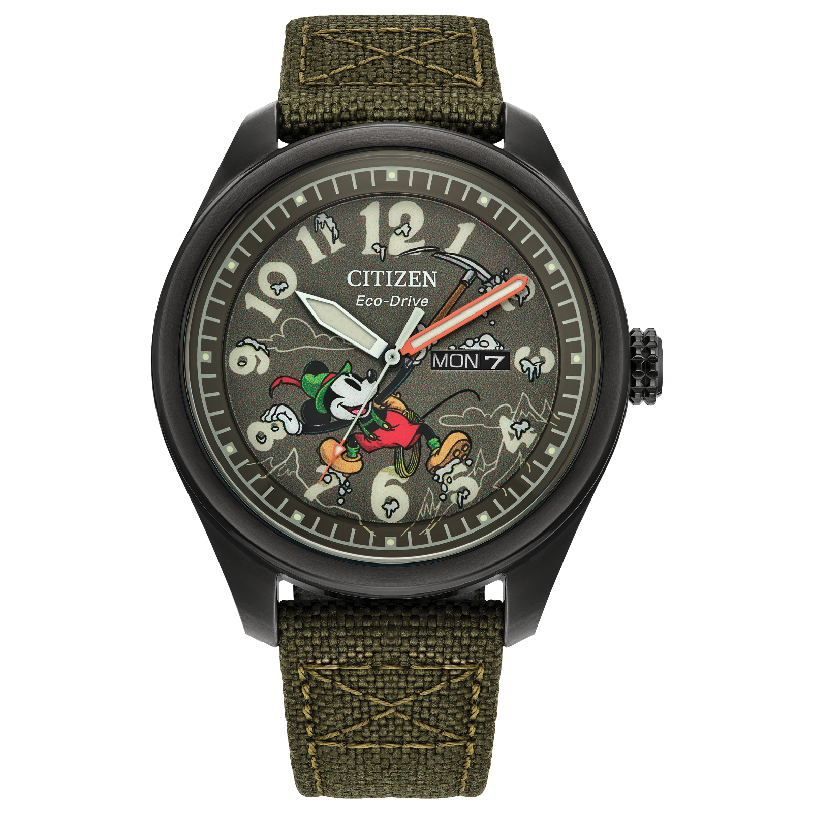 Reloj Citizen Verde Alpine Mickey Mouse Disney Boxed Set  AW0148-47W | Elegancia relojería