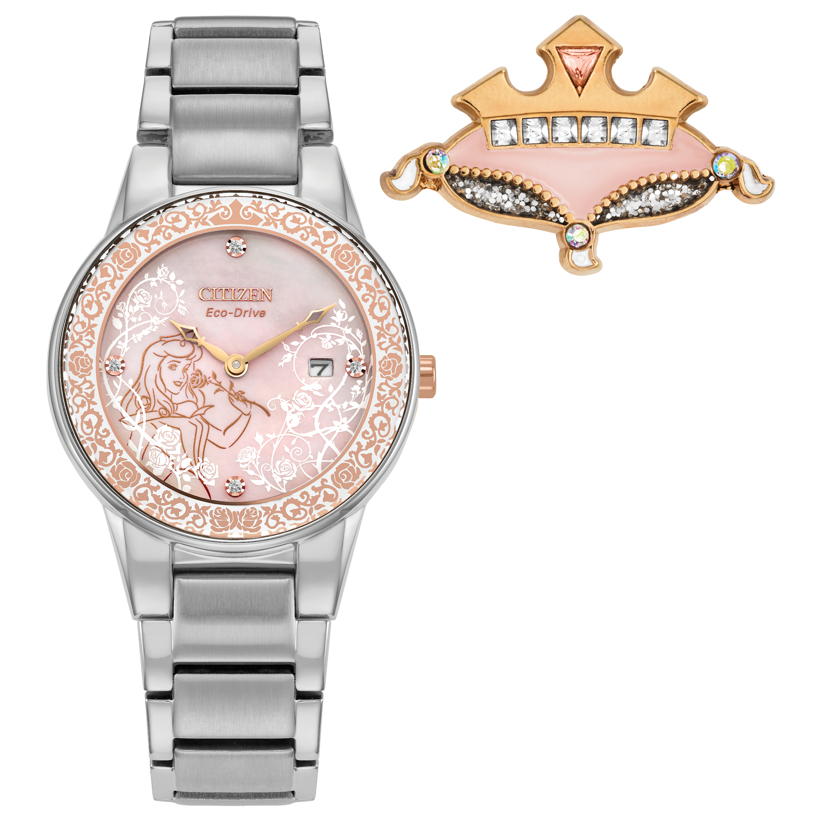 Reloj Citizen Rosa Aurora Enchanted Disney Princess Boxed Set  GA1081-65N | Elegancia relojería