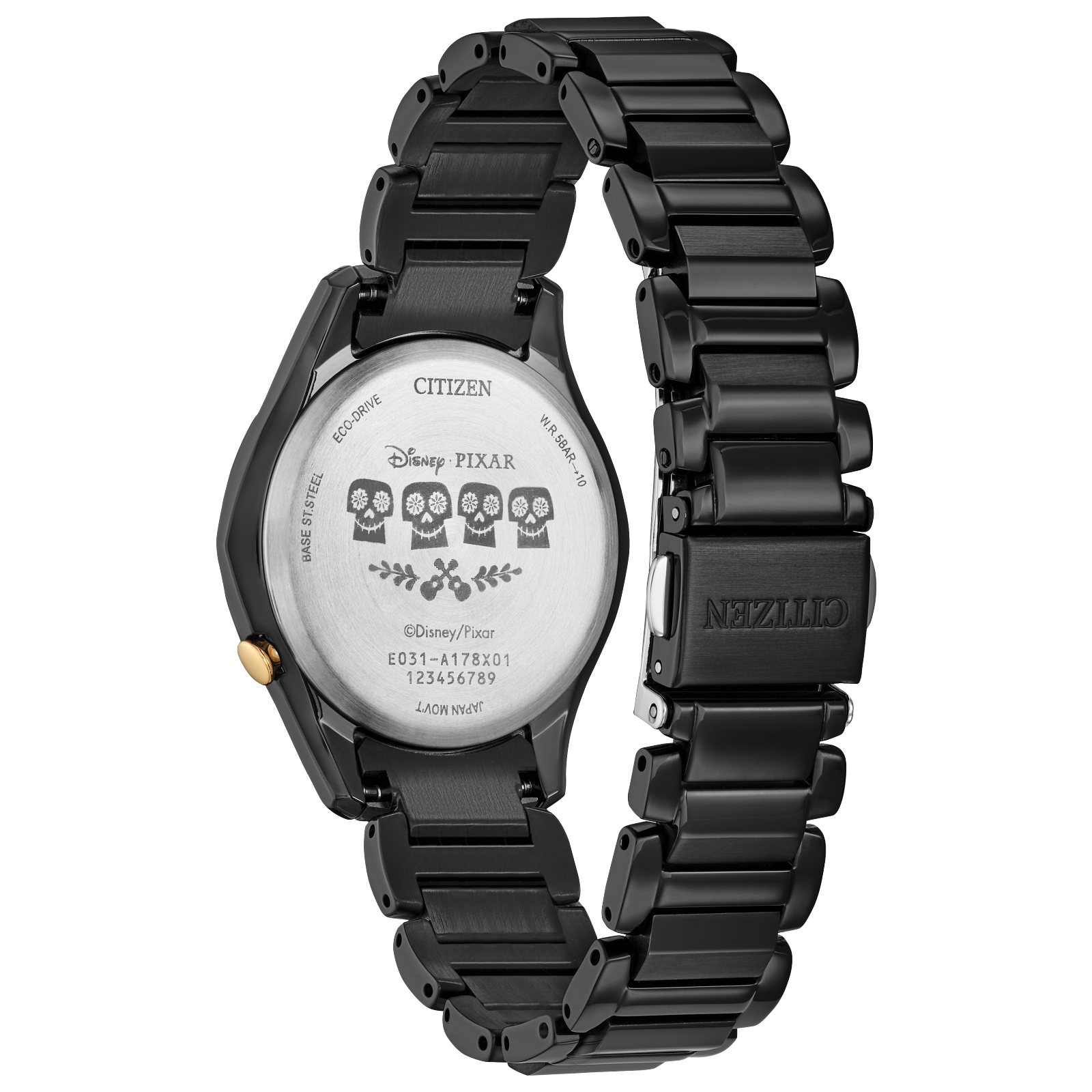 Reloj Citizen Negro Sugar Skull Pixar  EM1175-51W | Elegancia relojería