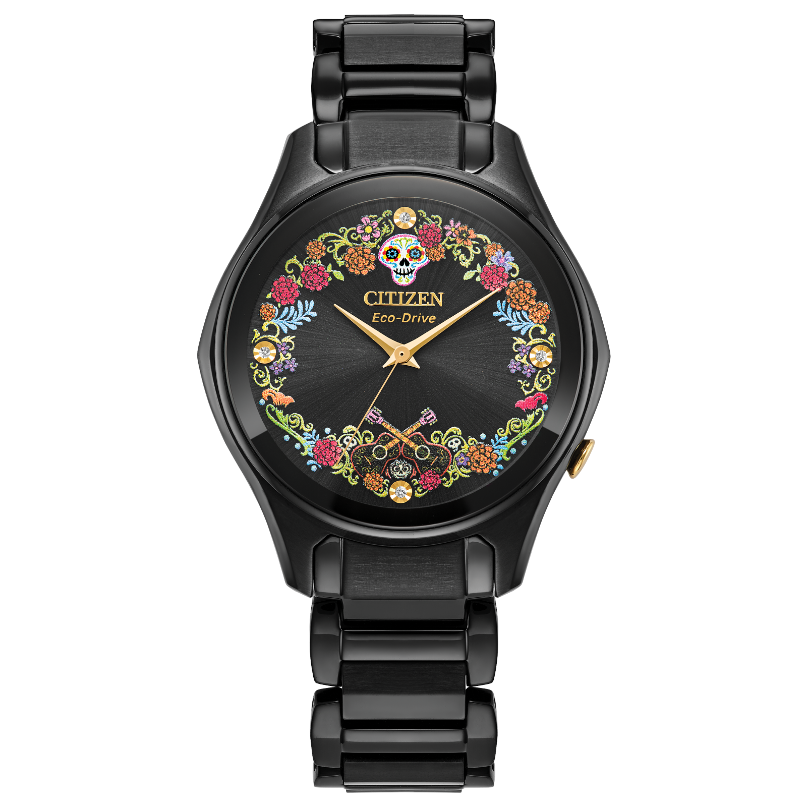 Reloj Citizen Negro Sugar Skull Pixar  EM1175-51W | Elegancia relojería