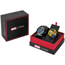 Reloj Citizen Azul Wolverine Marvel Boxed Set  AW1435-66W | Elegancia relojería