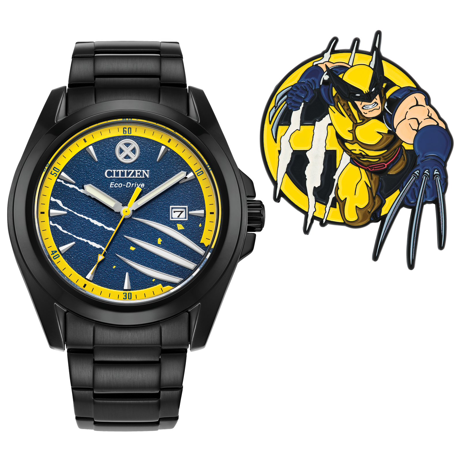 Reloj Citizen Azul Wolverine Marvel Boxed Set  AW1435-66W | Elegancia relojería