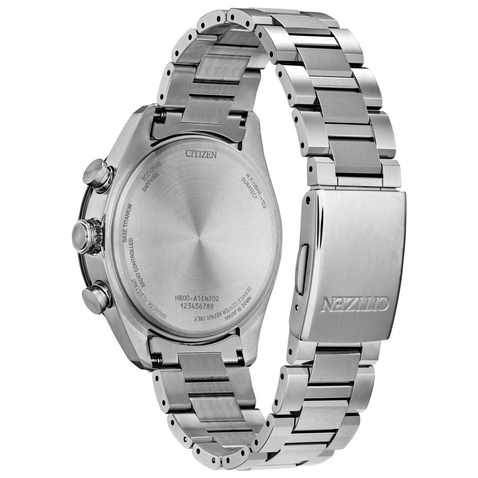 Reloj Citizen Attesa Unite and Blue cronómetraje átomico con ajuste de hora sincronizado para caballero | Elegancia Relojeria