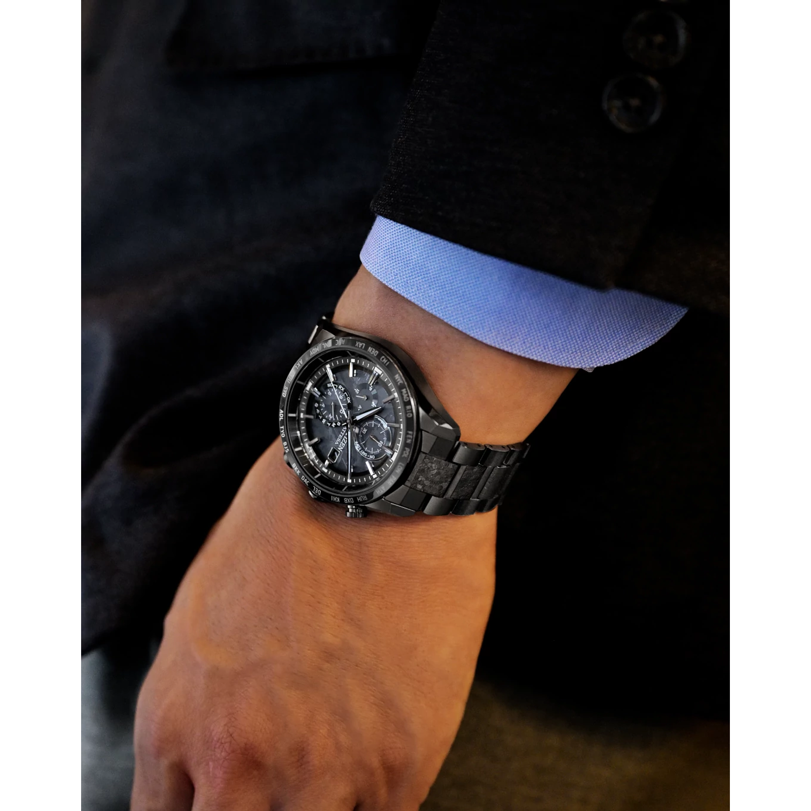 Reloj Citizen ATTESA HAKUTO-R Cronómetraje Atómico/Súper Titanio  AT8287-62E | Elegancia relojería