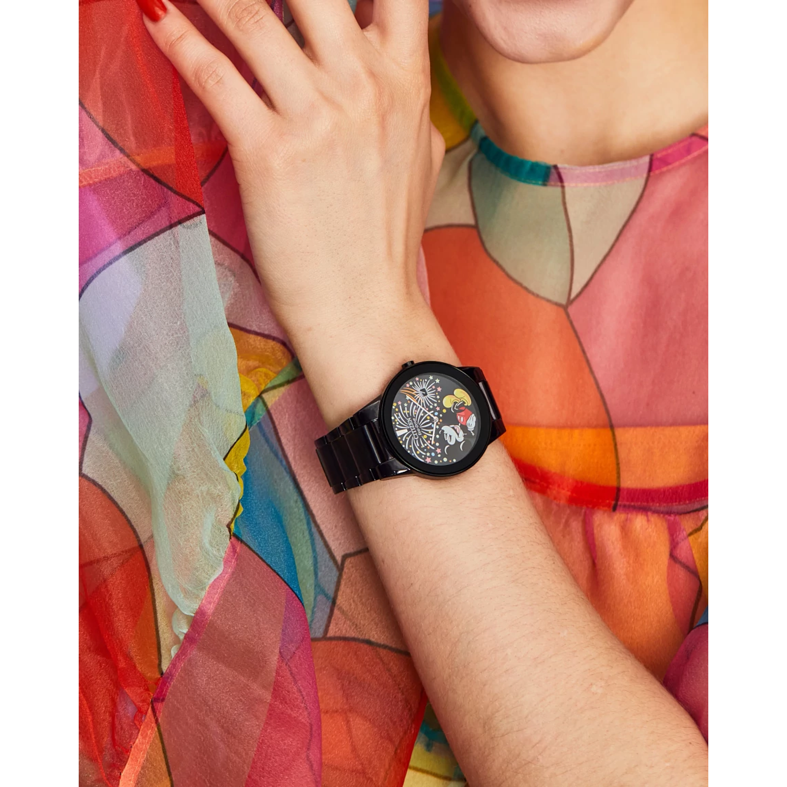 Reloj Citizen Negro Mickey Fiesta Disney  AU1095-57W | Elegancia relojería
