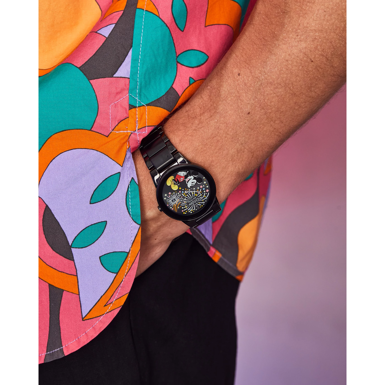 Reloj Citizen Negro Mickey Fiesta Disney  AU1095-57W | Elegancia relojería