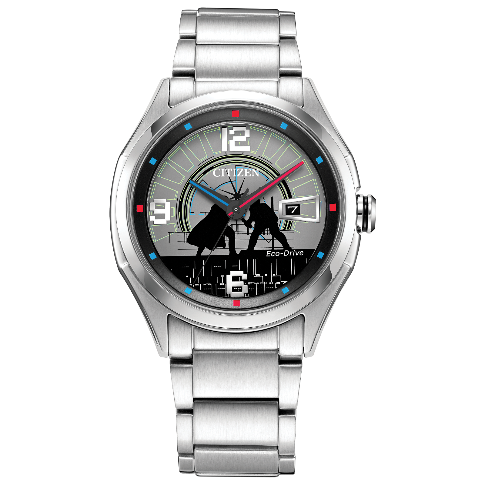Reloj Citizen El duelo de sables edición especial Star Wars para Hombre con Eco-Drive AW1140-51W | Elegancia Relojeria