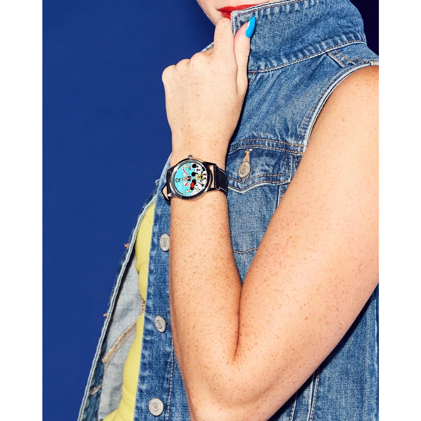 Reloj Citizen Azul Sensational Six Disney  AW1235-06W | Elegancia relojería