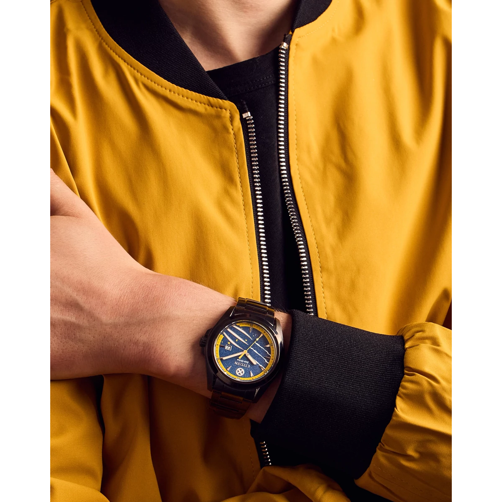 Reloj Citizen Azul Wolverine Marvel Boxed Set  AW1435-66W | Elegancia relojería