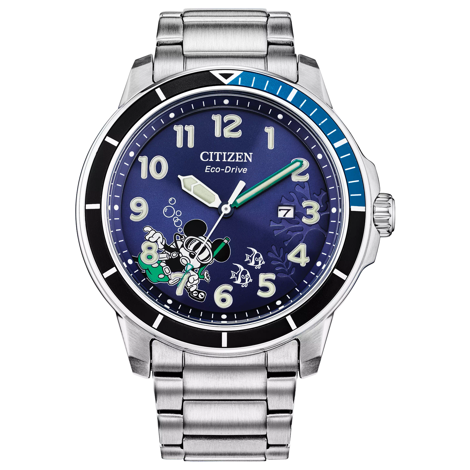 Reloj Citizen Azul Mickey Water Sport Disney  AW1529-81W | Elegancia relojería