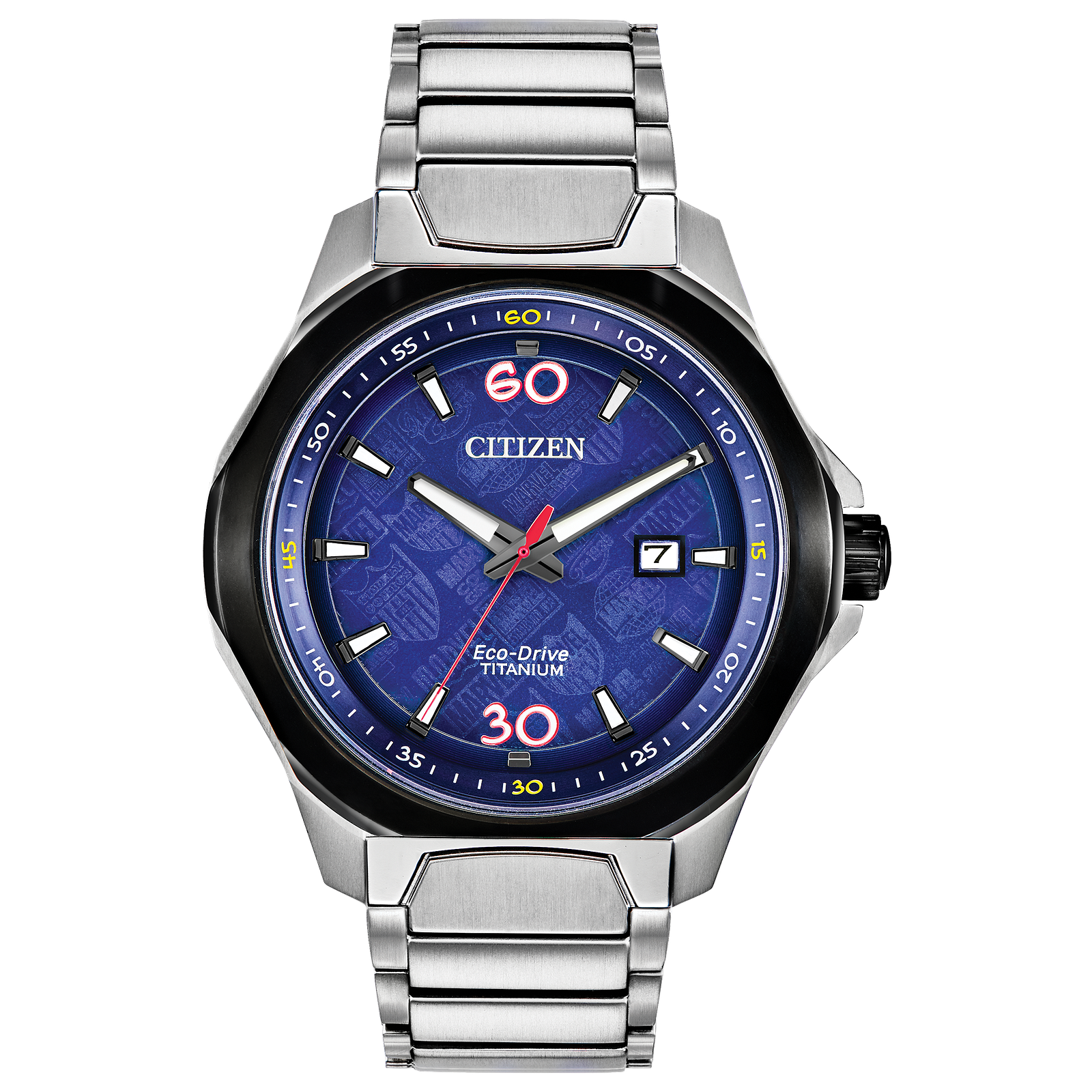 Reloj Citizen Azul Marvel 80th Anniversary AW1548-86W | Elegancia relojería