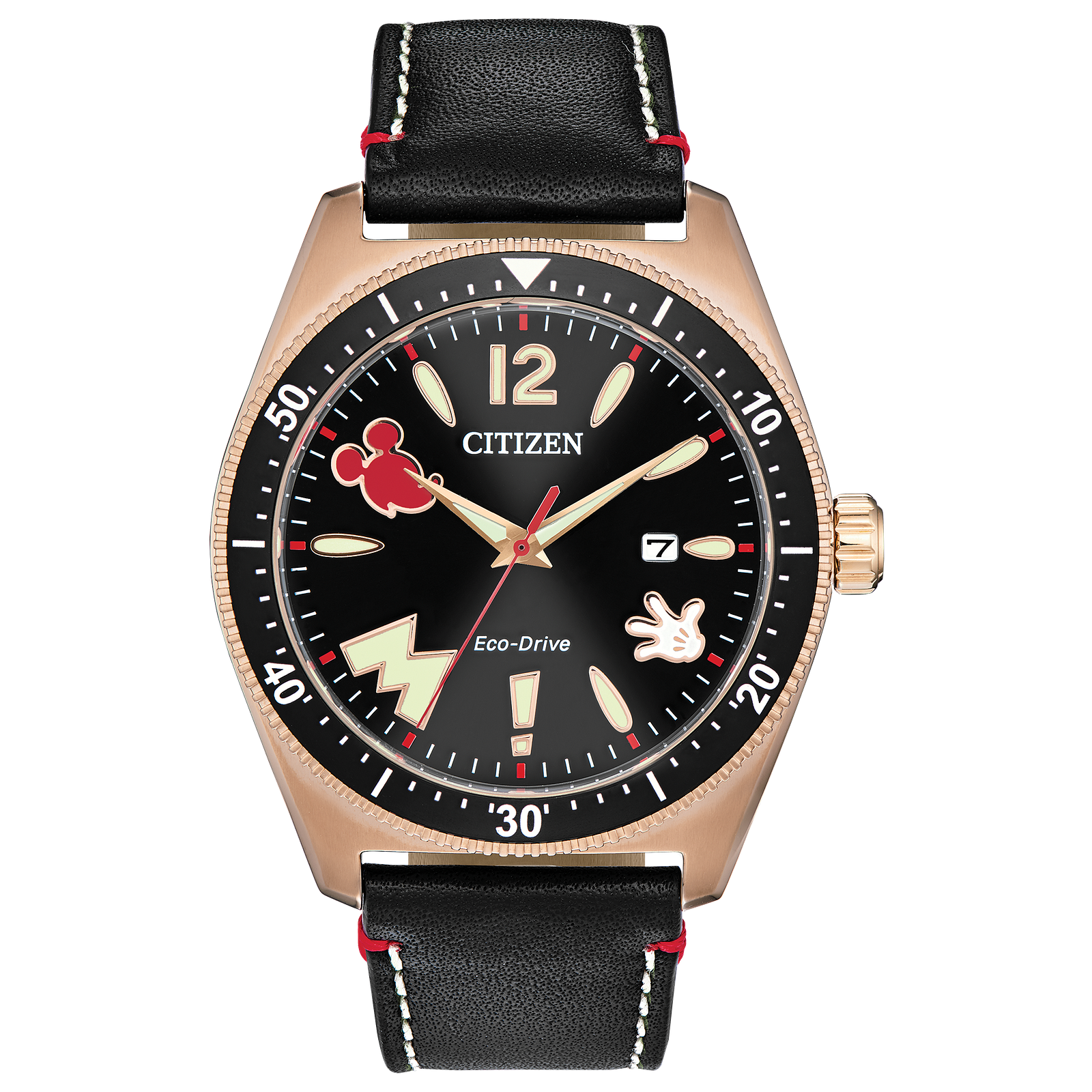 Reloj Citizen Negro Mickey Mouse Disney  AW1596-08W | Elegancia relojería