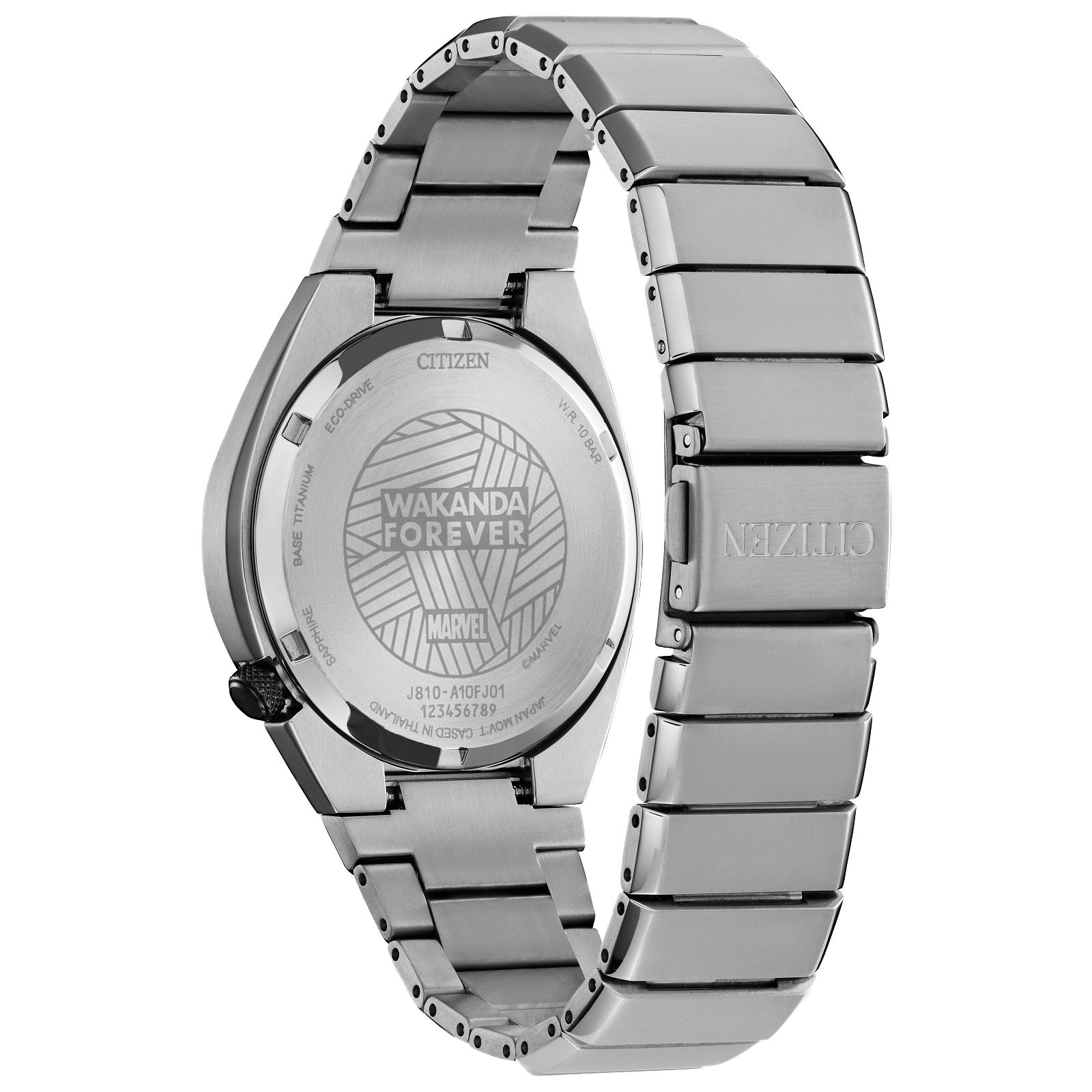 Reloj Citizen Negro Black Panther Marvel  AW1668-50W | Elegancia relojería