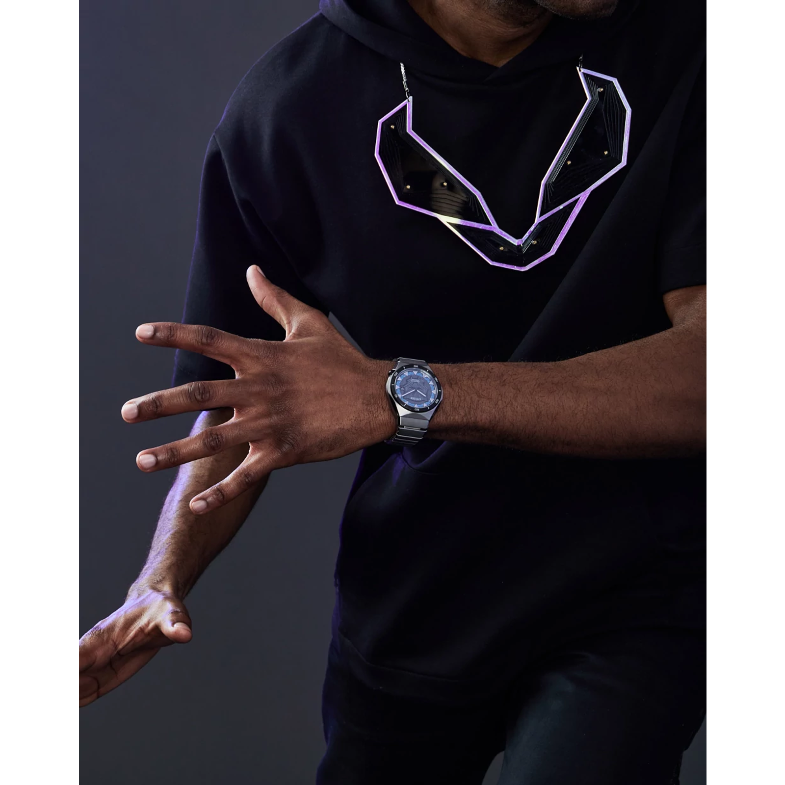 Reloj Citizen Negro Black Panther Marvel  AW1668-50W | Elegancia relojería