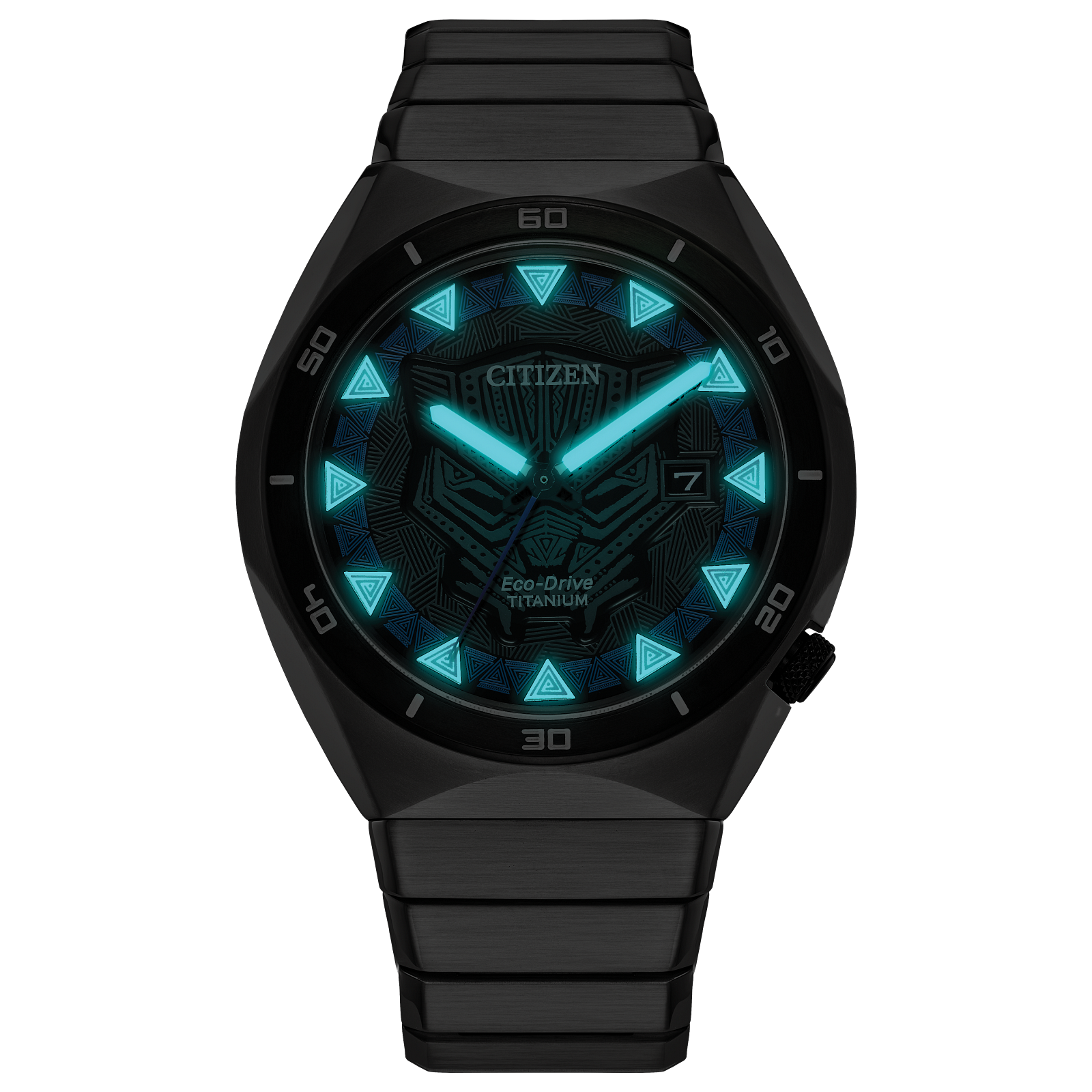 Reloj Citizen Negro Black Panther Marvel  AW1668-50W | Elegancia relojería