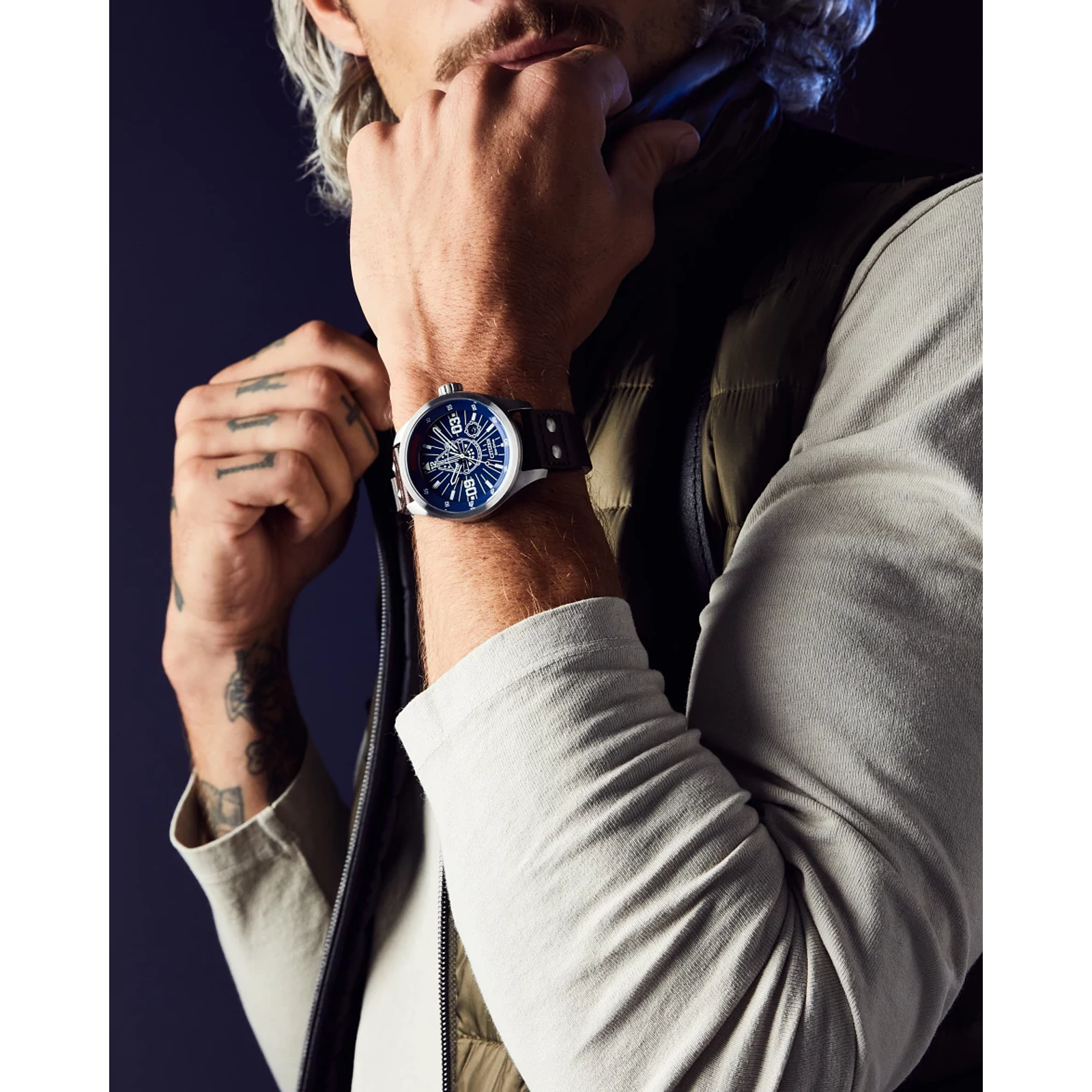 Reloj Citizen Han Solo Dial azul con el millennium falcon edición especial Star Wars para caballero con Eco-Drive AW5009-03W | Elegancia Relojeria