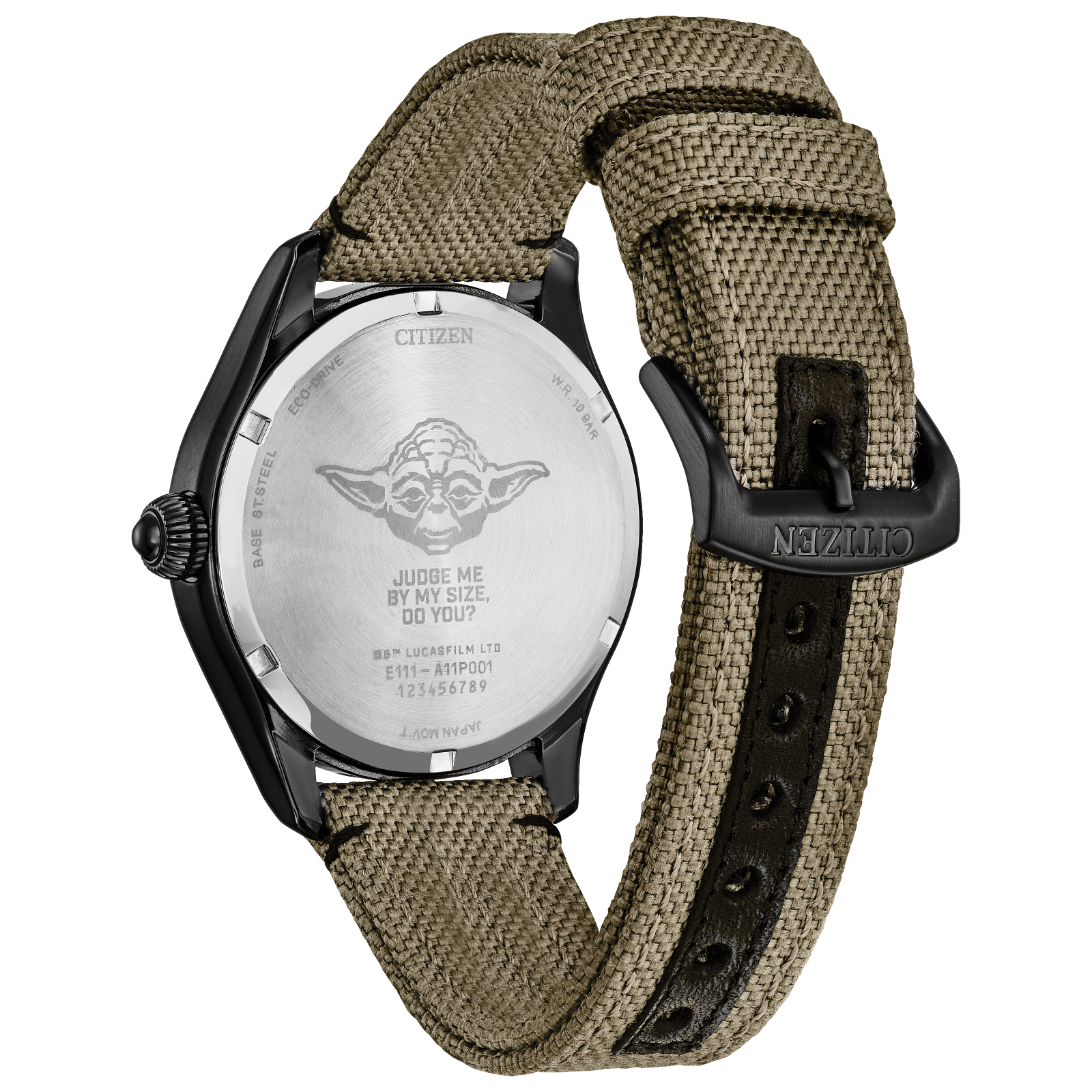 Reloj Citizen Maestro Yoda Dial arena edición especial Star Wars para caballero con Eco-Drive  BM6839-06W | Elegancia Relojeria