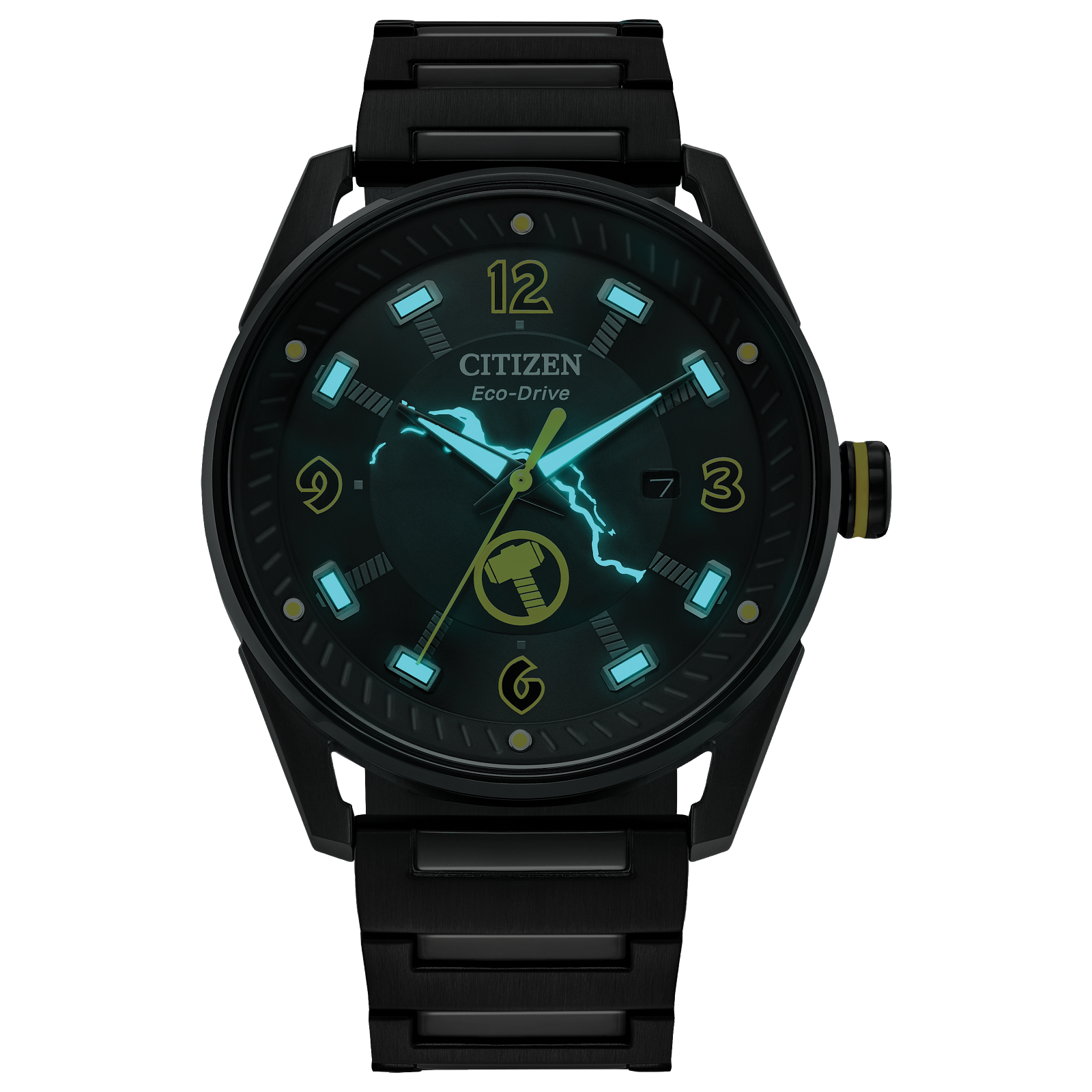 Reloj Citizen Negro Thor Marvel  BM6987-50W | Elegancia relojería