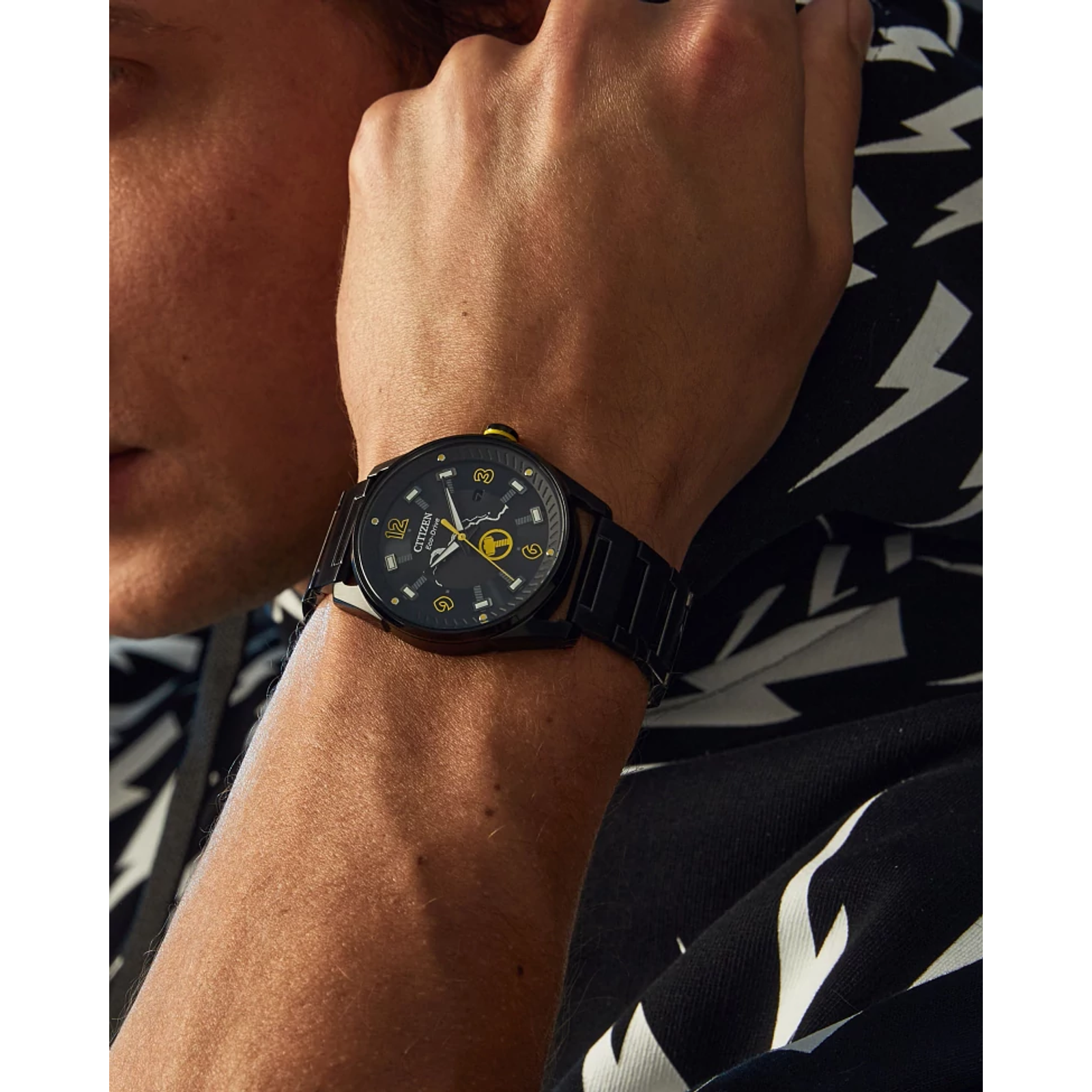 Reloj Citizen Negro Thor Marvel  BM6987-50W | Elegancia relojería