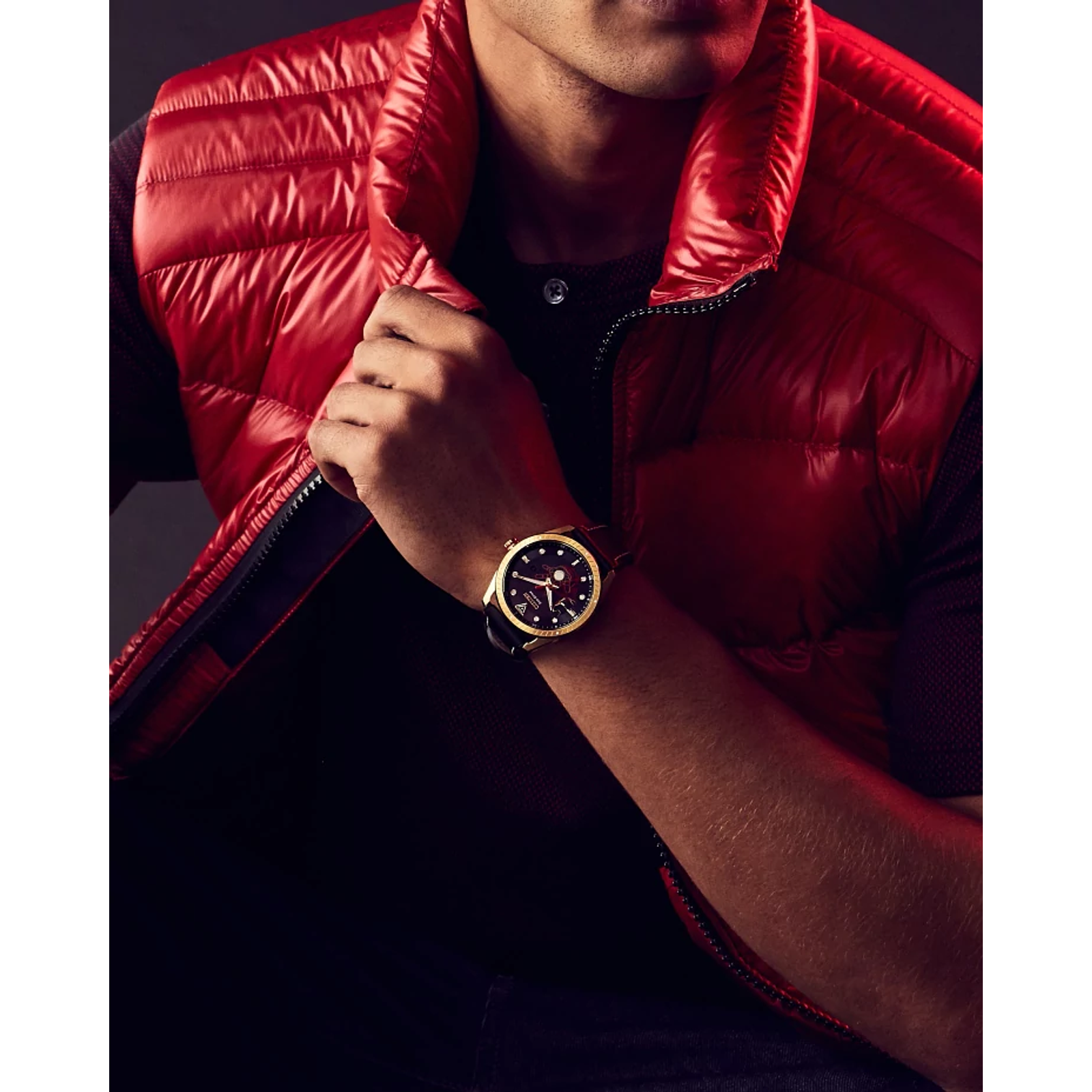 Reloj Citizen Negro Tony Stark Marvel  BM6992-09W | Elegancia relojería