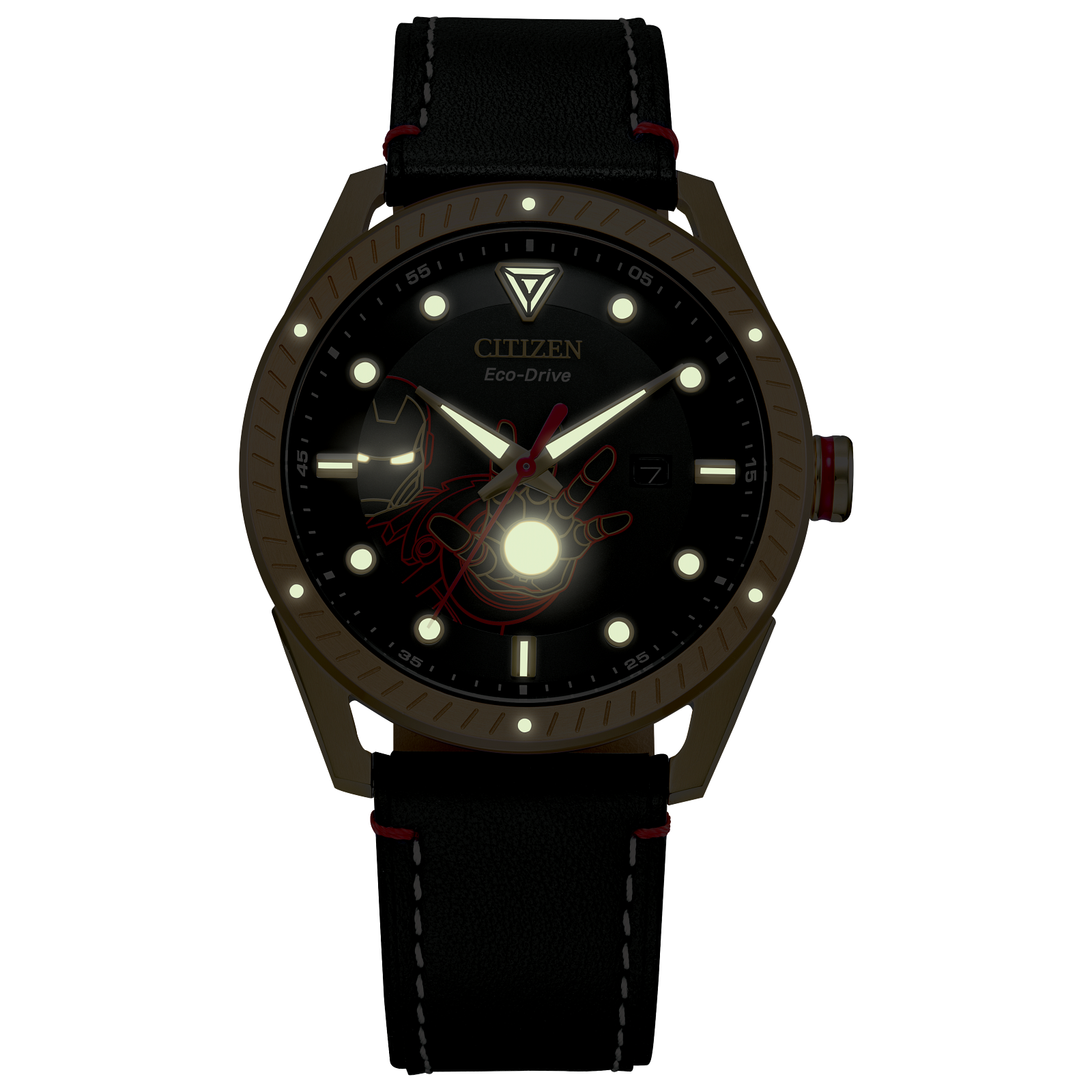 Reloj Citizen Negro Tony Stark Marvel  BM6992-09W | Elegancia relojería
