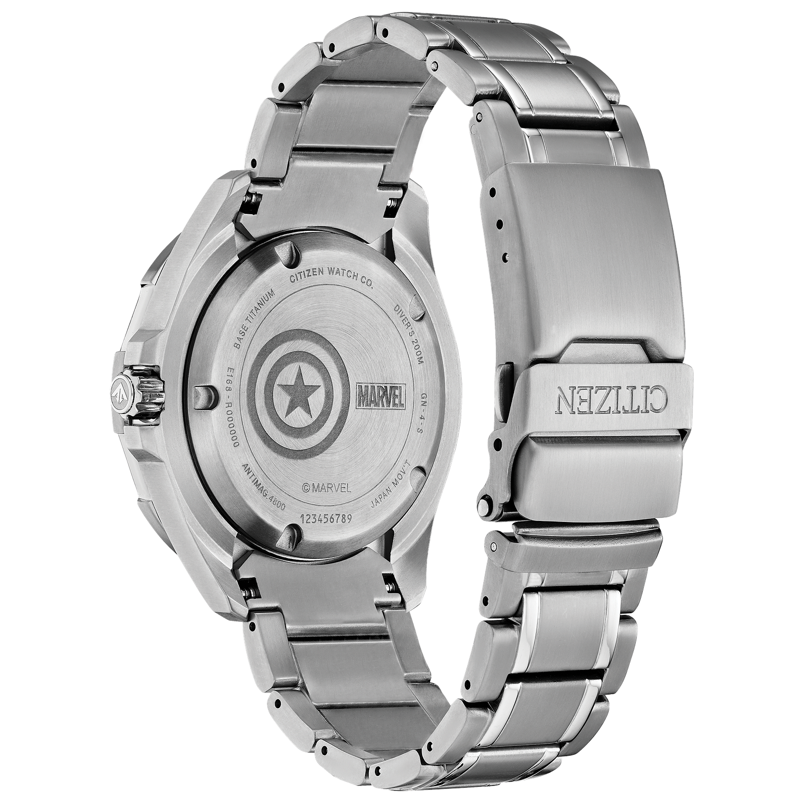 Reloj Citizen Azul Captain America Marvel  BN0208-54W | Elegancia relojería