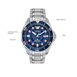 Reloj Citizen Azul Captain America Marvel  BN0208-54W | Elegancia relojería