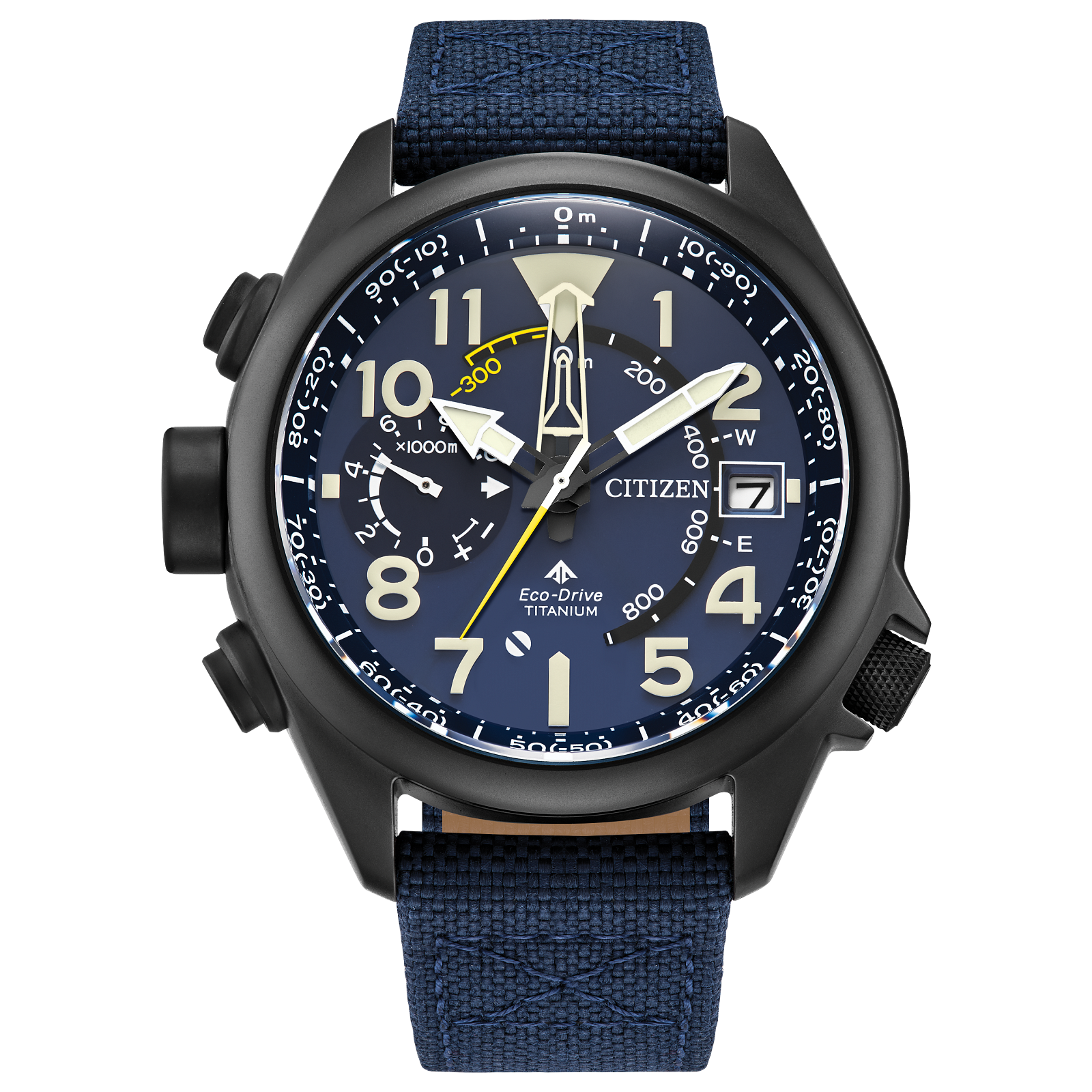 Reloj Citizen Promaster Altichron edición con altimetro y brujula, cristal de zafiro y Eco-Drive  BN4065-07L | Elegancia relojería