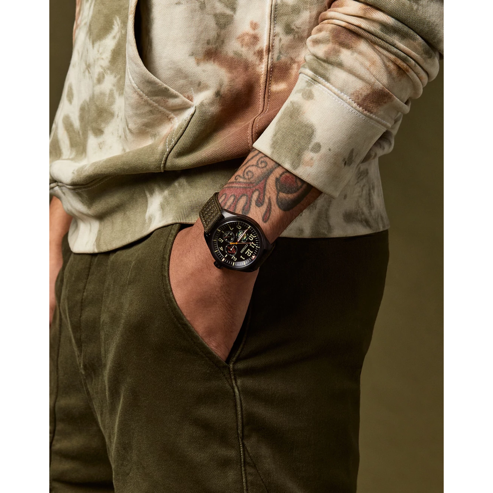 Reloj Citizen Han Boba Feet brazalete verde edición especial Star Wars para caballero con Eco-Drive BU2058-00W | Elegancia Relojeria