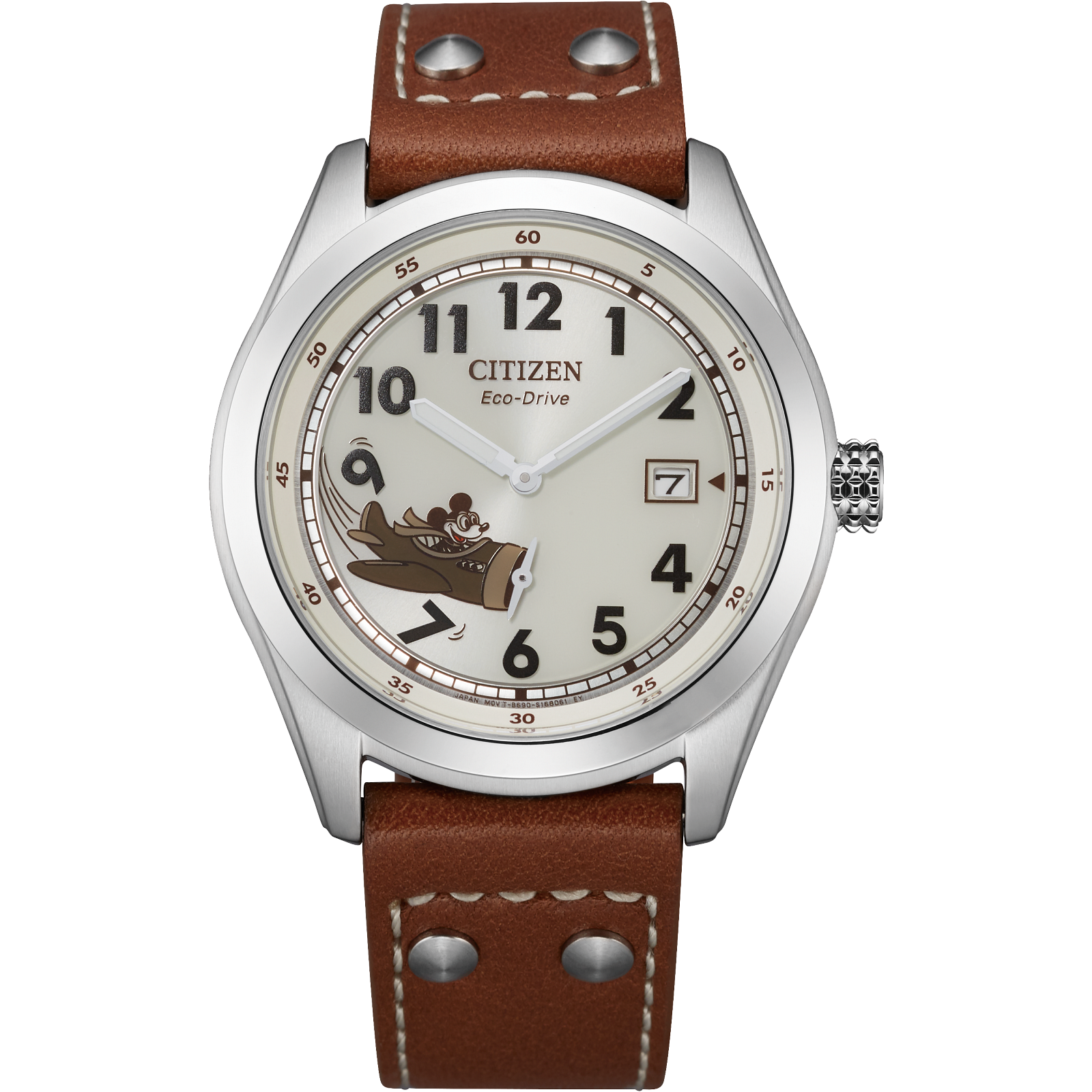 Reloj Citizen Marfil Mickey Aviator Disney  BV1088-08W | Elegancia relojería