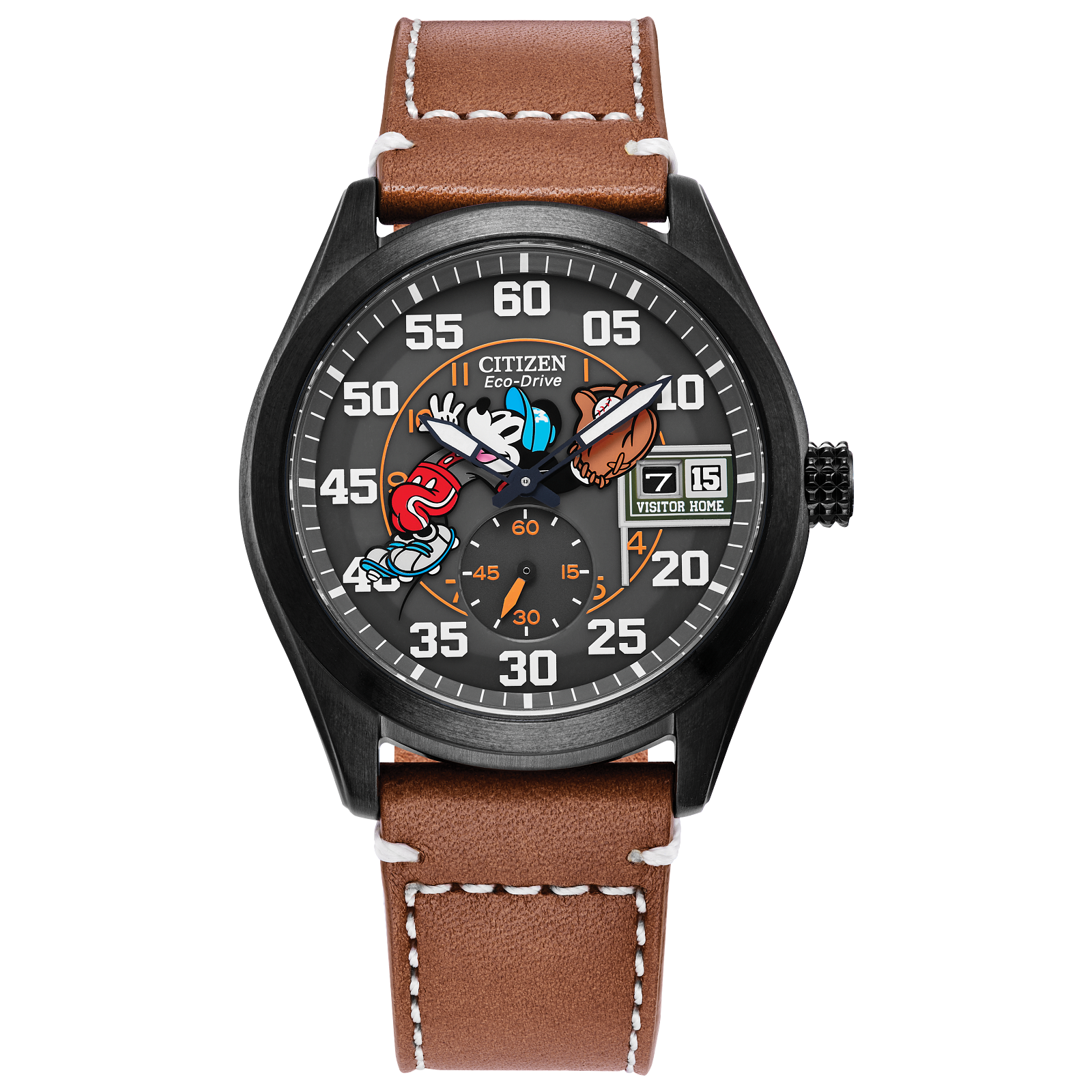 Reloj Citizen Café Batter's up Mickey Disney  BV1089-05W | Elegancia relojería