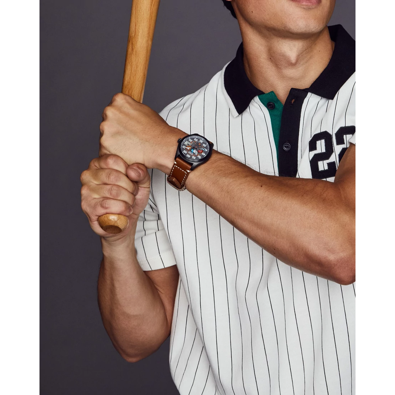 Reloj Citizen Café Batter's up Mickey Disney  BV1089-05W | Elegancia relojería
