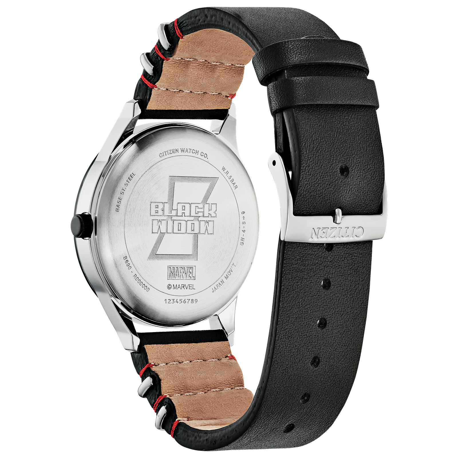 Reloj Citizen Negro Black Widow Marvel  BV1138-01W | Elegancia relojería