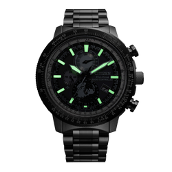 Reloj Citizen Promaster Geo Trekker WR200 y radio control, cristal de zafiro y Eco-Drive BY3006-53H | Elegancia relojería