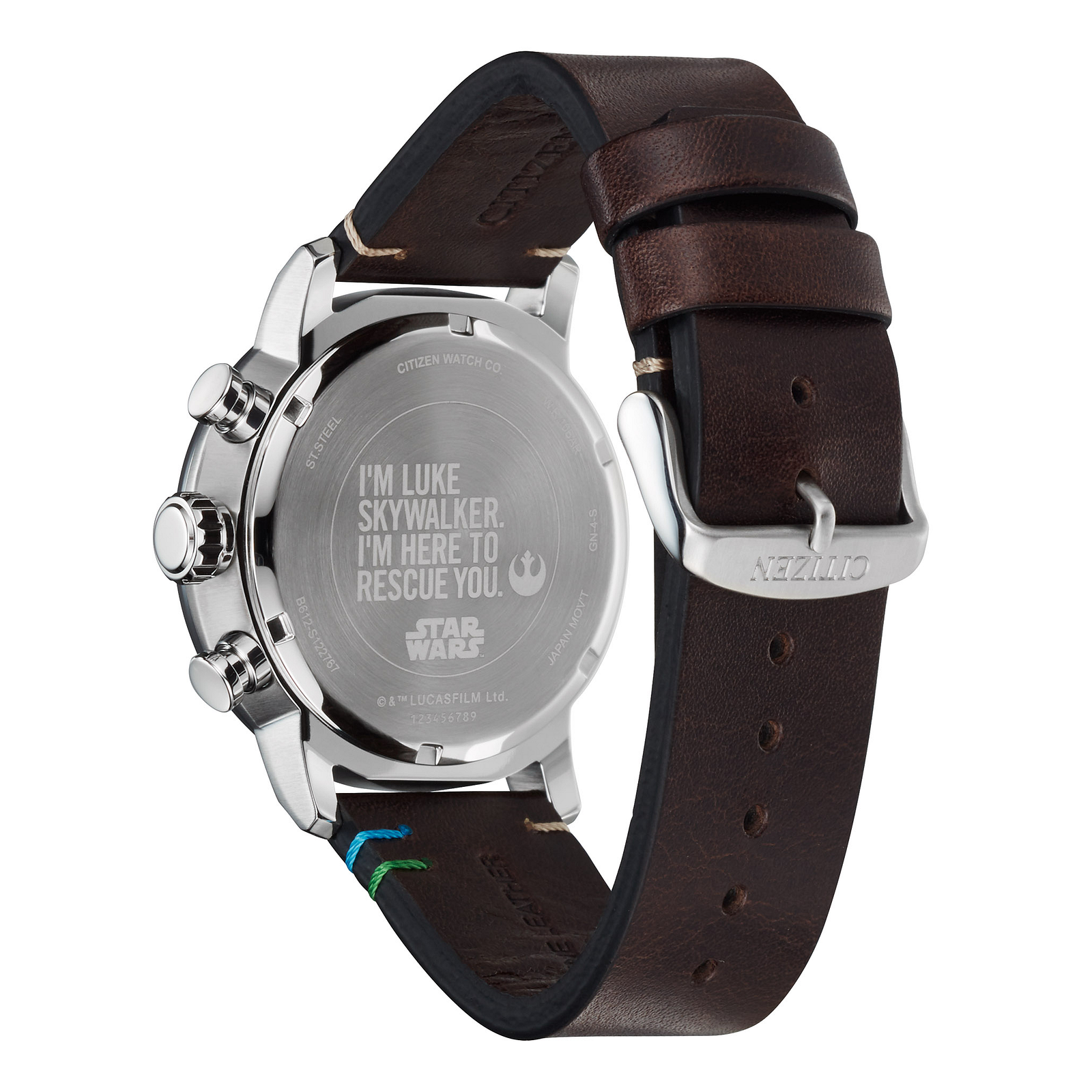 Reloj Citizen Luke Skywalker con look vintage edición especial Star Wars para caballero con Eco-Drive CA0760-09W | Elegancia Relojeria