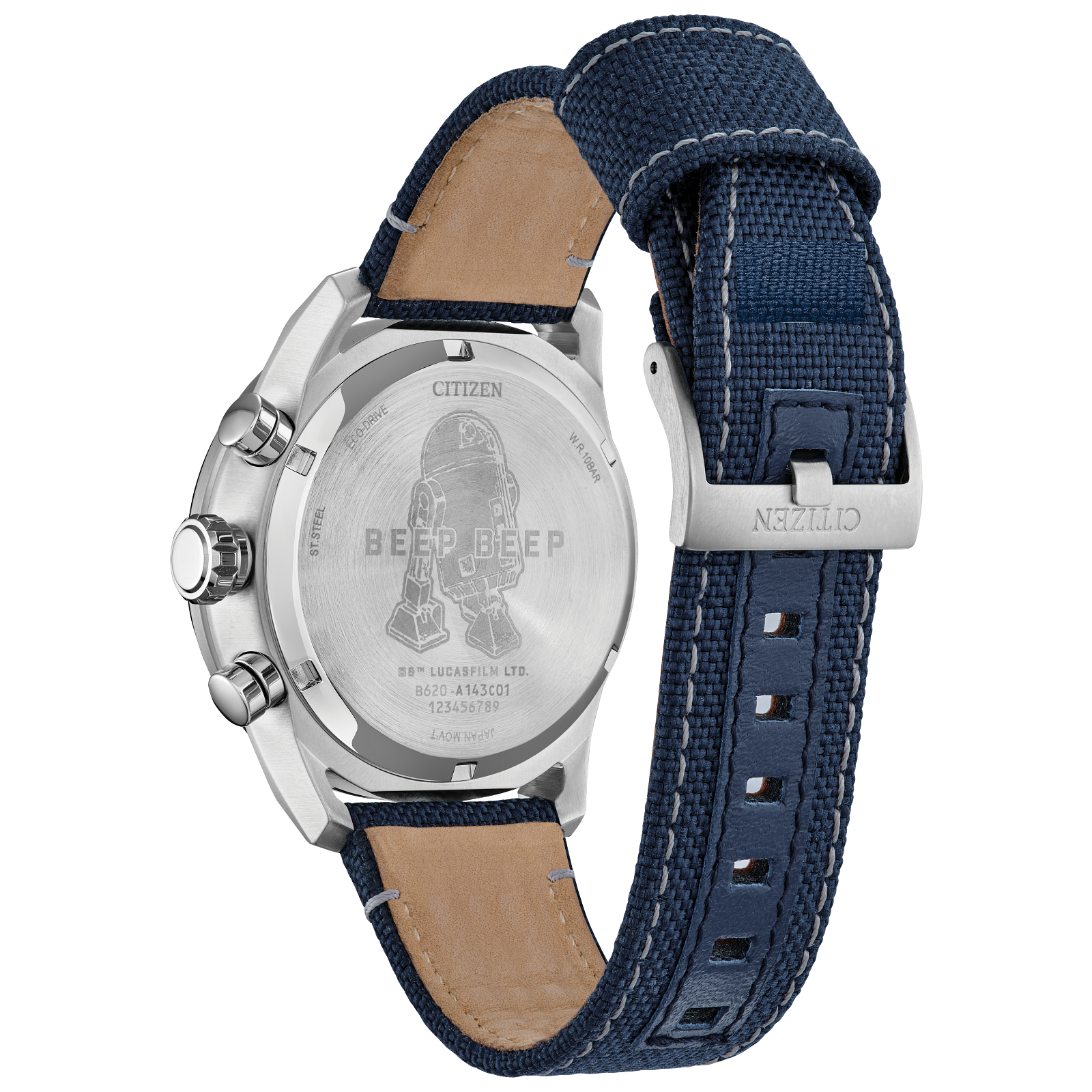 Reloj Citizen R2-D2 edición especial inspirada en Star Wars para caballero con Eco-Drive | Elegancia Relojeria