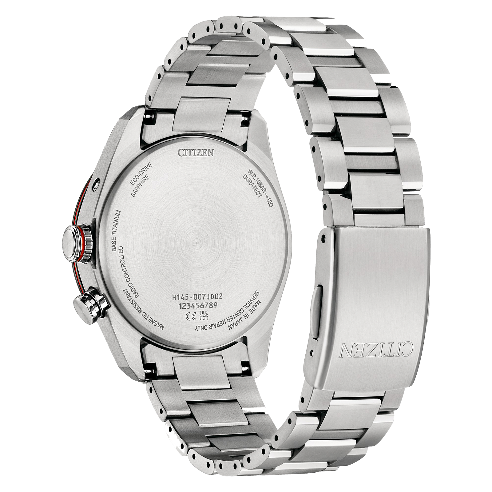 Reloj Citizen Attesa ACT para caballero Eco-Drive hecho de Super Titanium CB0287-68L | Elegancia Relojeria