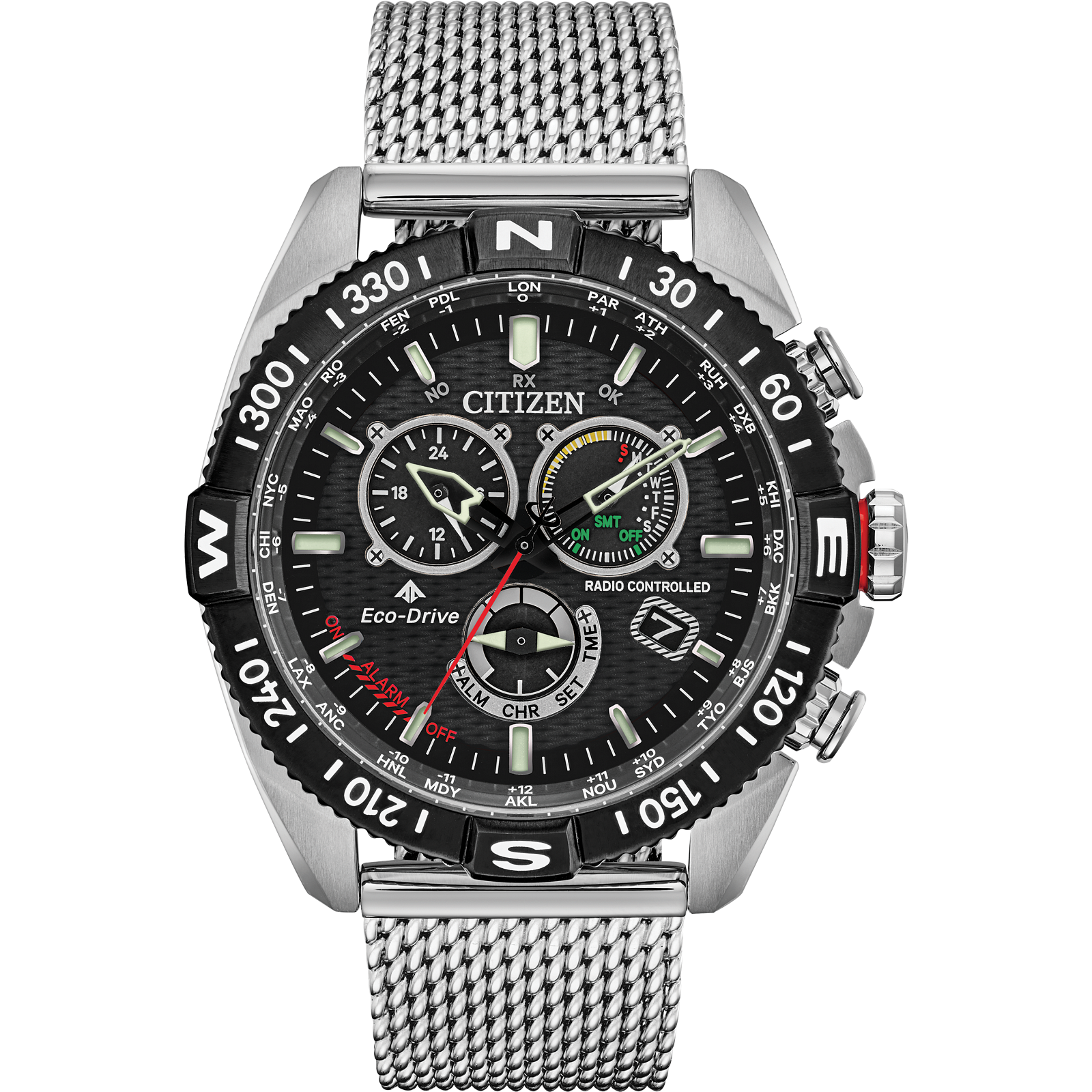 Reloj Citizen Promaster Navihawk A-T Cronómetraje Atómico  CB5840-59E | Elegancia relojería