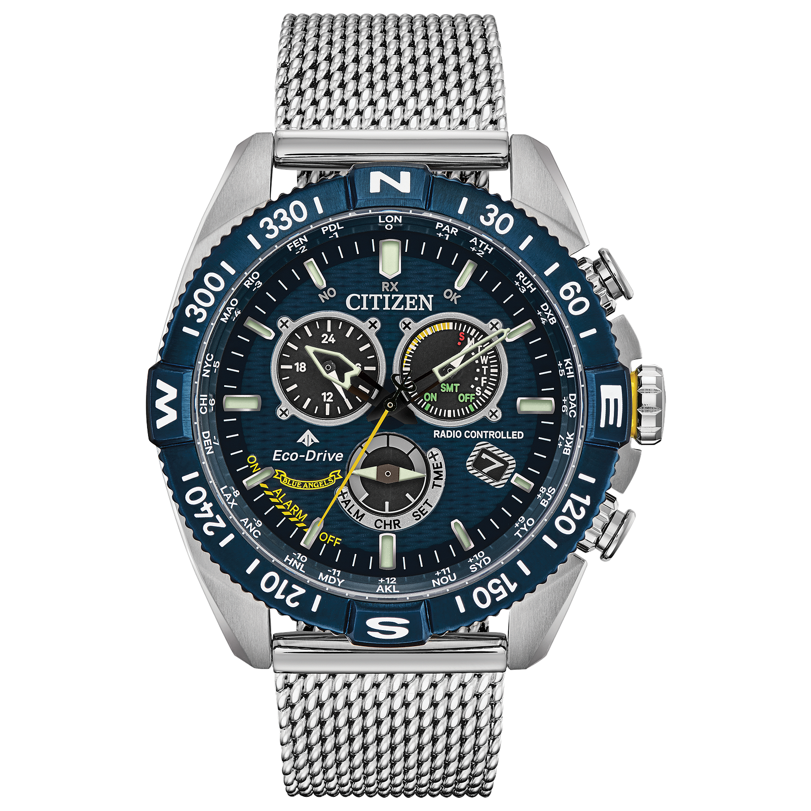 Reloj Citizen Promaster Navihawk A-T Cronómetraje Atómico  CB5848-57L | Elegancia relojería