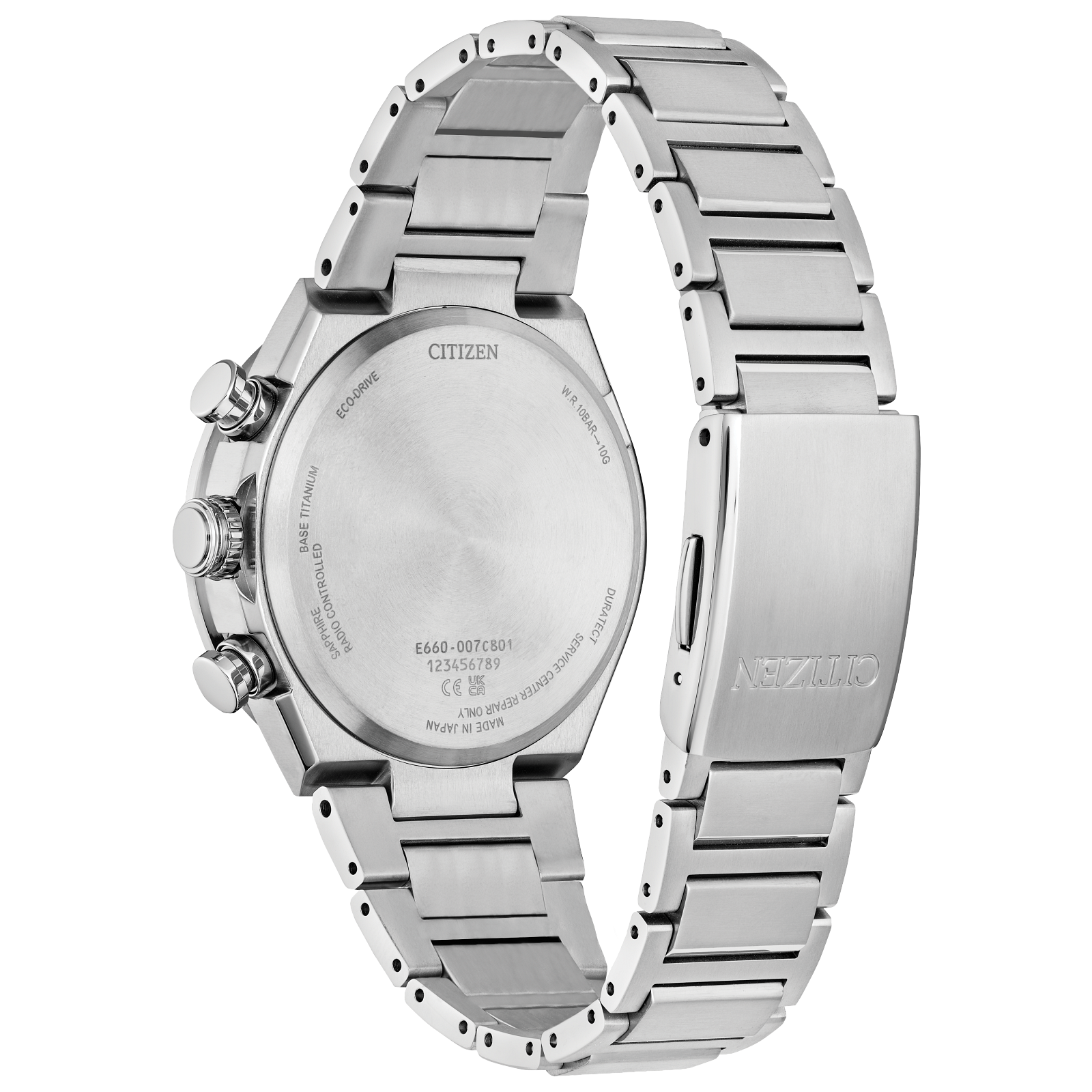 Reloj Citizen Attesa cronómetraje atómico / Súper titanio caja de 42.6 MM CB5966-69E | Elegancia Relojeria