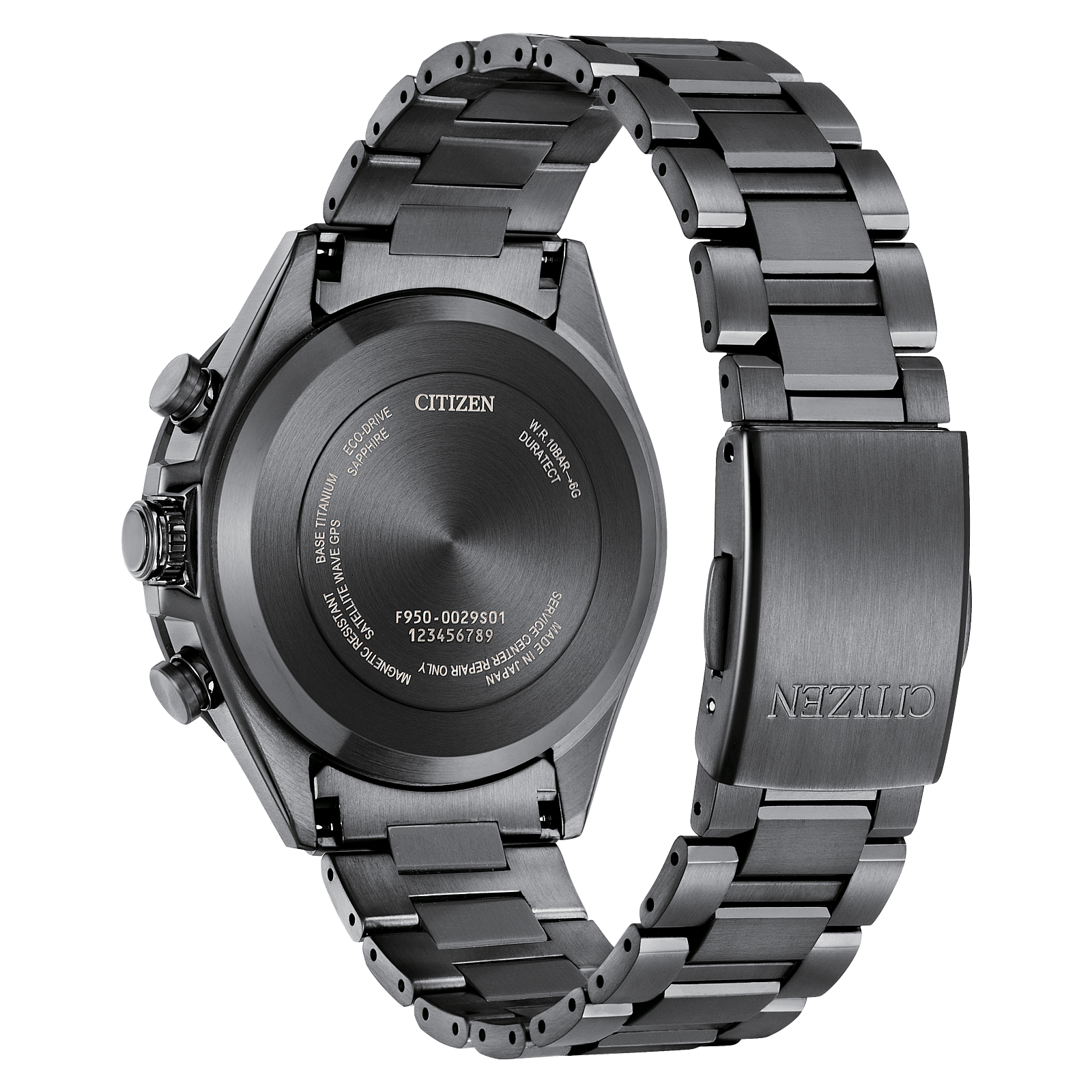 Reloj Citizen Attesa Satellite wave GPS para caballero con caja de 44.6 super titamium | Elegancia Relojeria