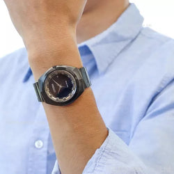 Reloj Citizen Eco-Drive 365 Dial negro correa de piel caja de 42.5 MM con cristal de zafiro antireflejante BN1014-55E | Elegancia Relojería