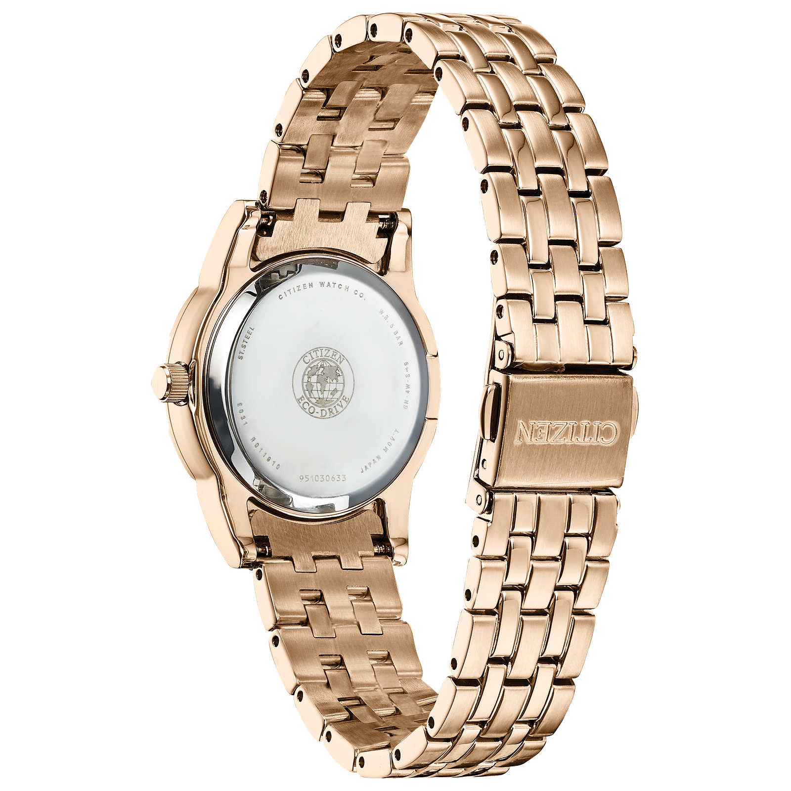 Reloj Citizen Blanco Silhouette Cristales EM0773-54D | Elegancia relojería