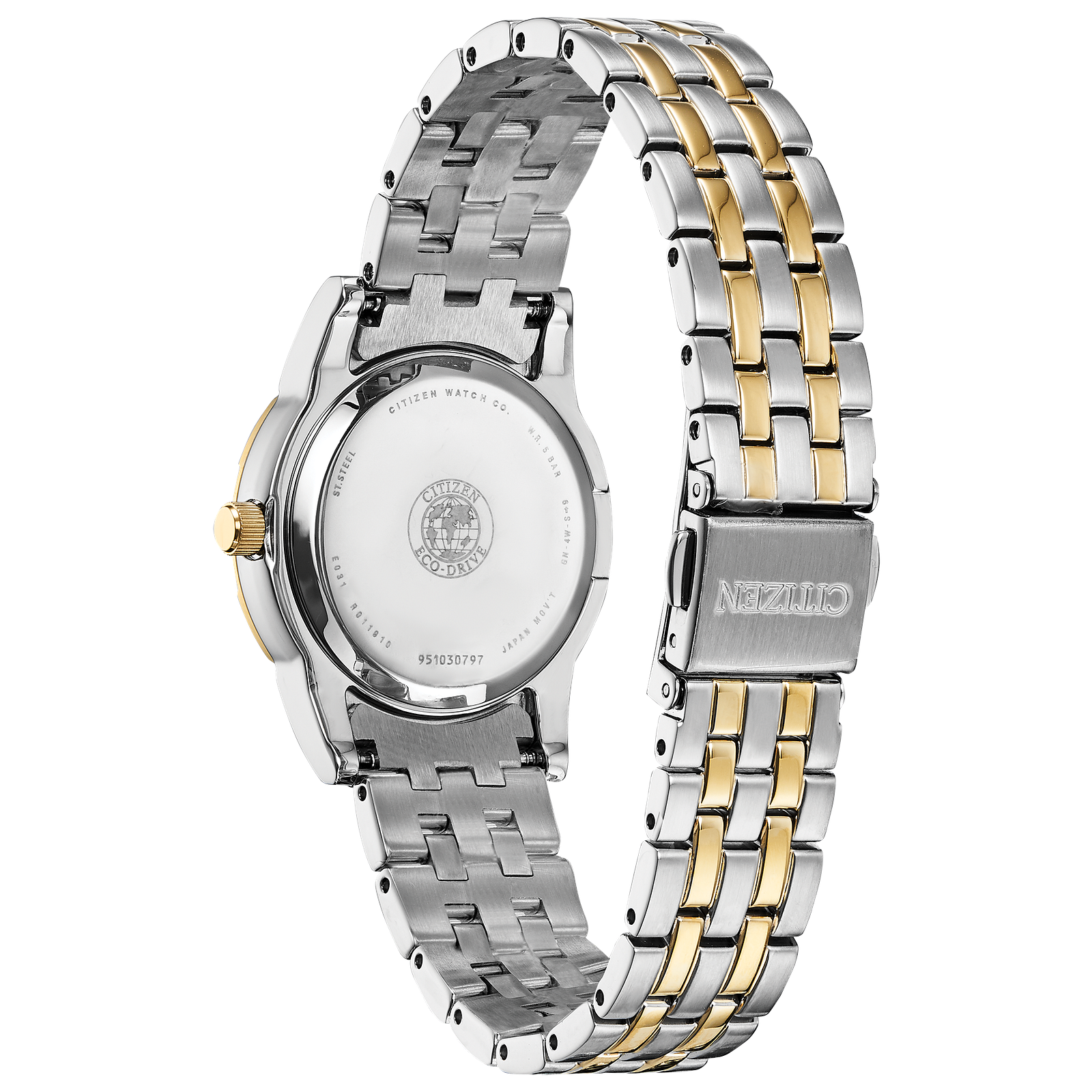 Reloj Citizen Blanco Silhouette Cristales EM0774-51D | Elegancia relojería
