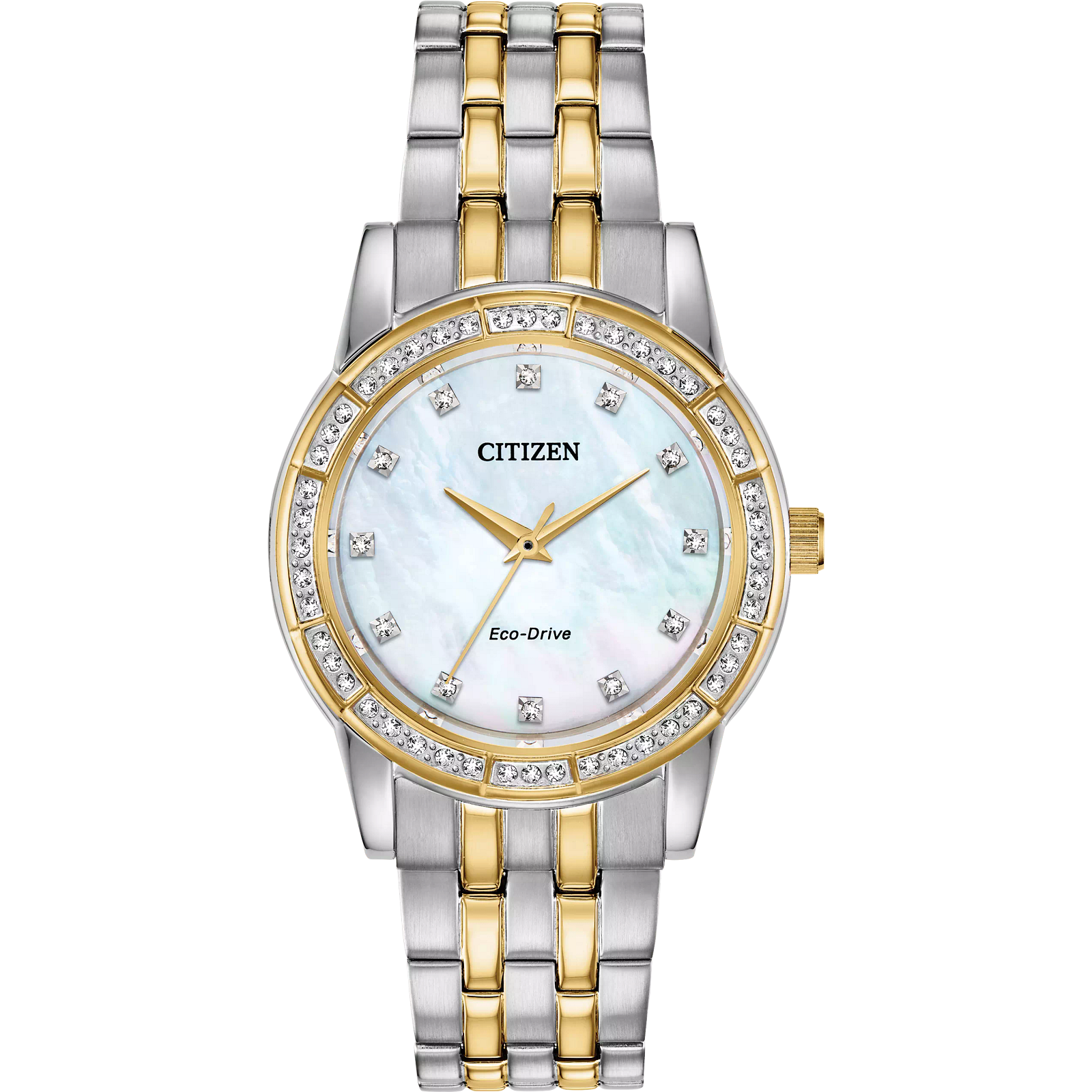 Reloj Citizen Blanco Silhouette Cristales EM0774-51D | Elegancia relojería