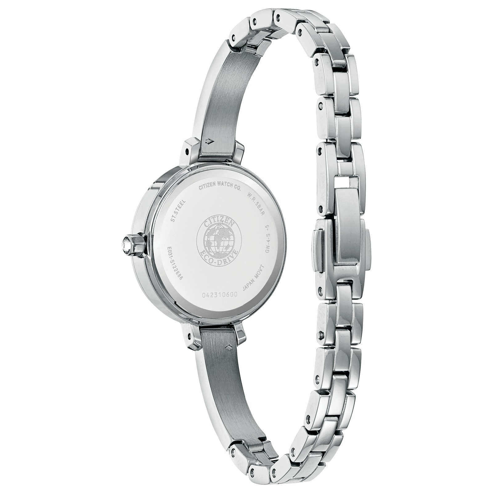 Reloj Citizen Blanco Silhouette Cristales EM0860-51D | Elegancia relojería