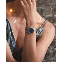 Reloj Citizen Azul Silhouette Cristales EM1020-57L | Elegancia relojería