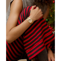 Reloj Citizen Beige Silhouette Cristales EM1022-51D | Elegancia relojería