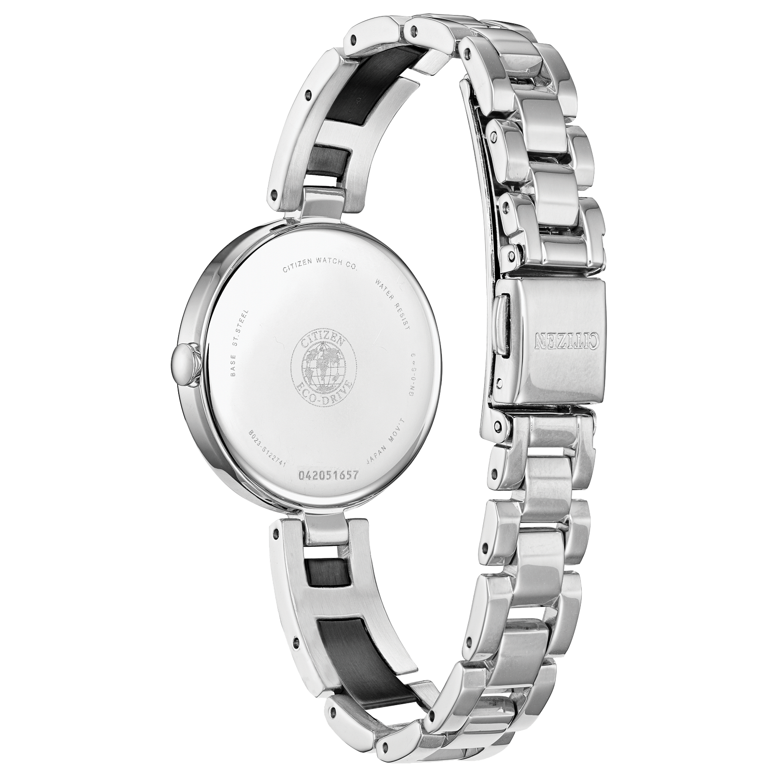Reloj Citizen Axiom Brazalete Acero inox con diamante para dama con Eco-Drive y caja de 32 MM | Elegancia Relojeria